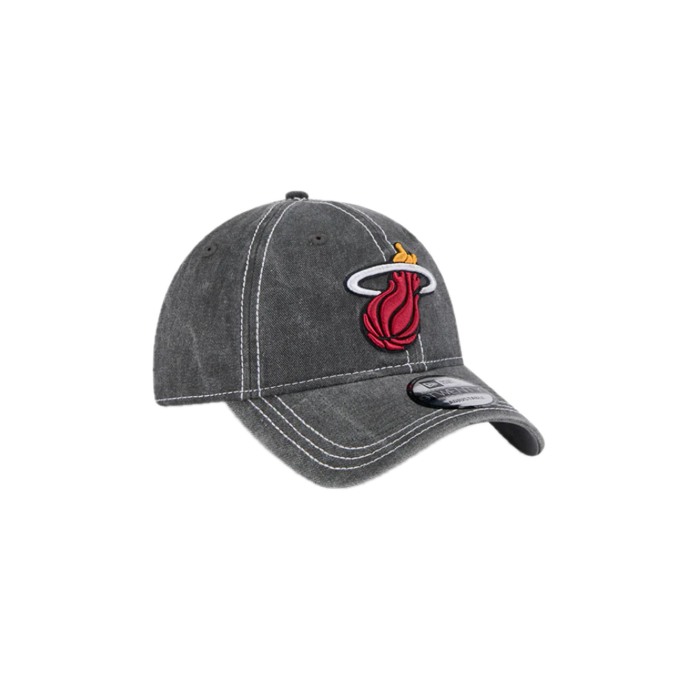 New Era Miami HEAT Washed Dad Hat - Image 5