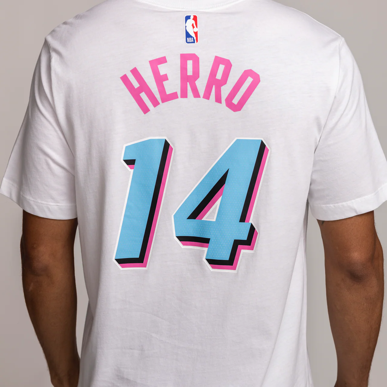 Tyler Herro Nike Original Vice Name & Number Tee - Image 2