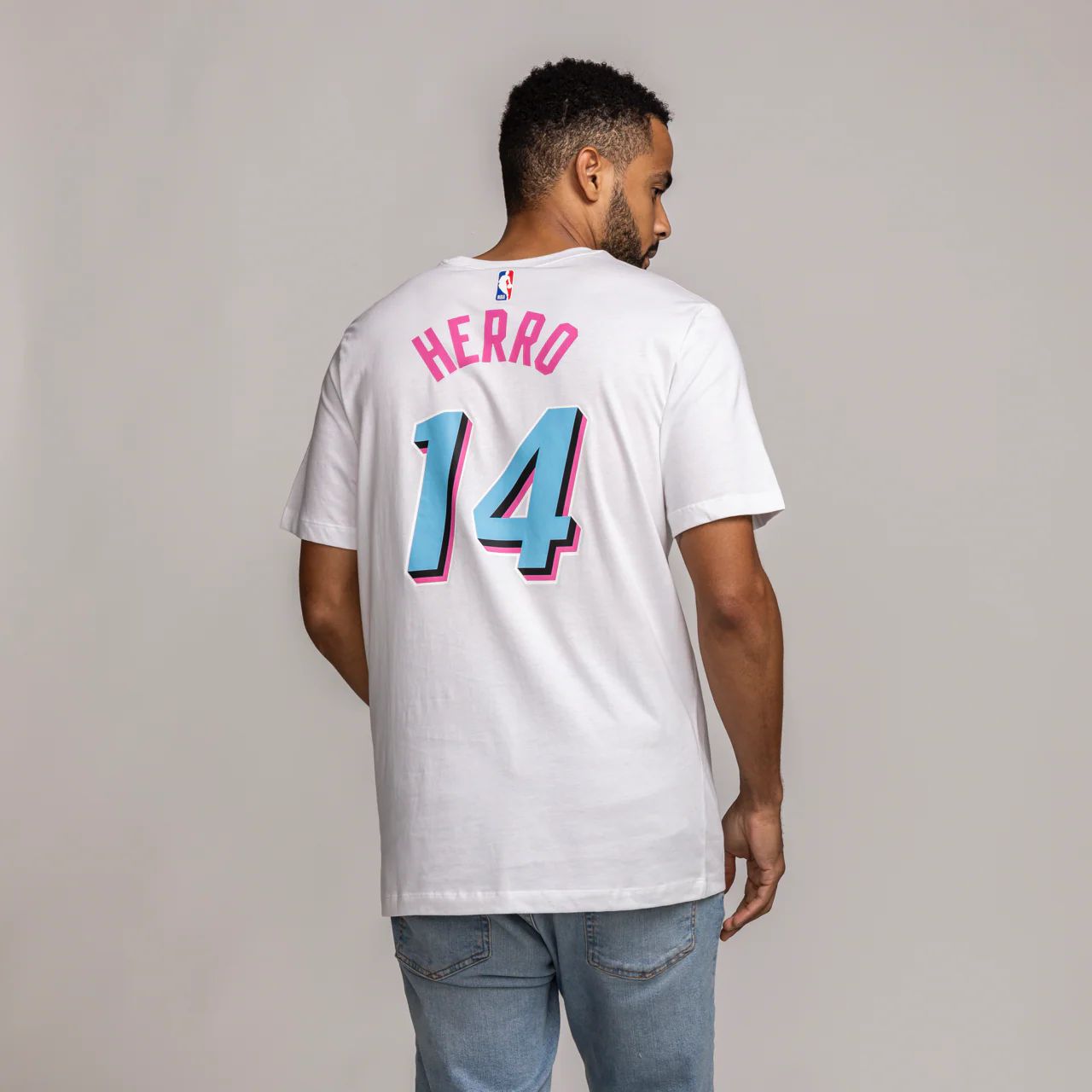 Tyler Herro Nike Original Vice Name & Number Tee - Image 3