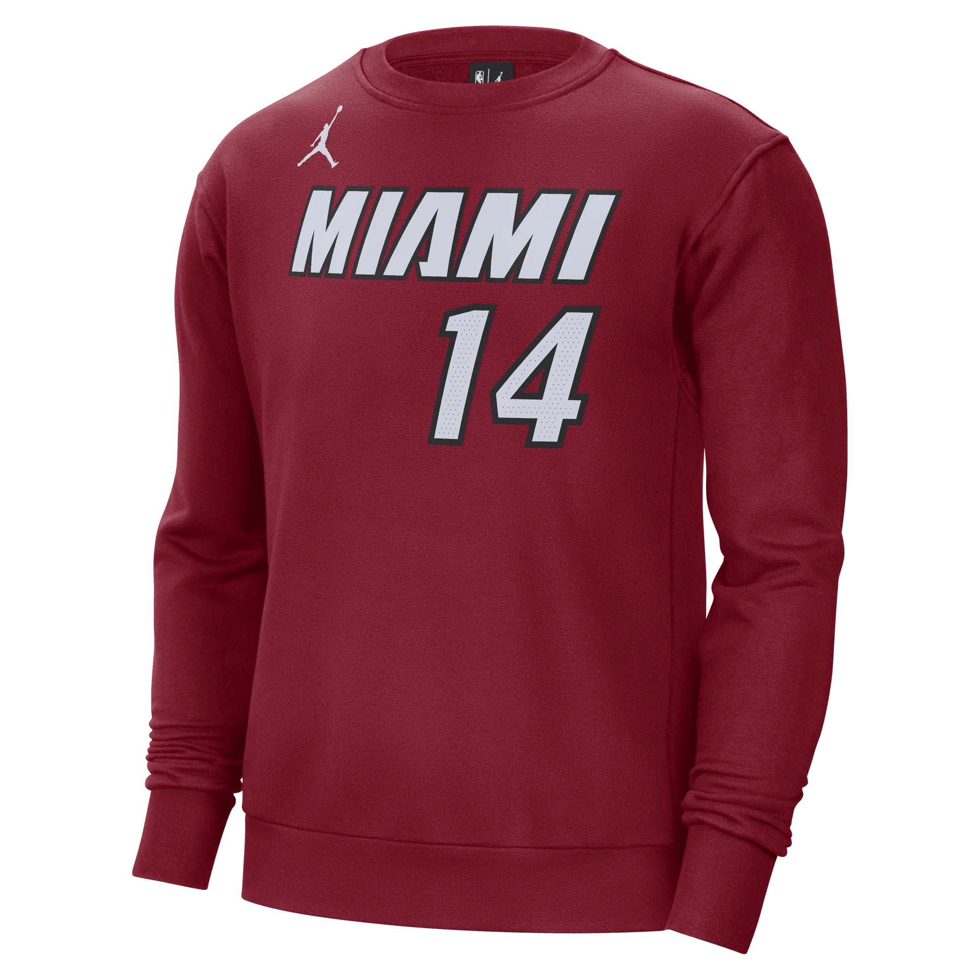 Tyler Herro Jordan Brand Statement Red Name & Number Crewneck