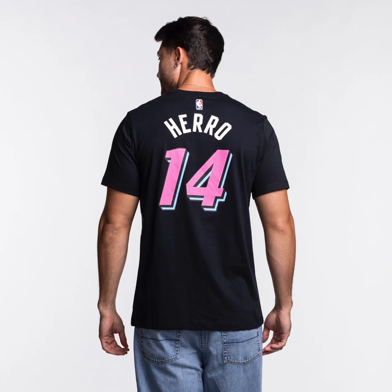 Tyler Herro Nike Original Vice Nights Name & Number Tee - Image 4