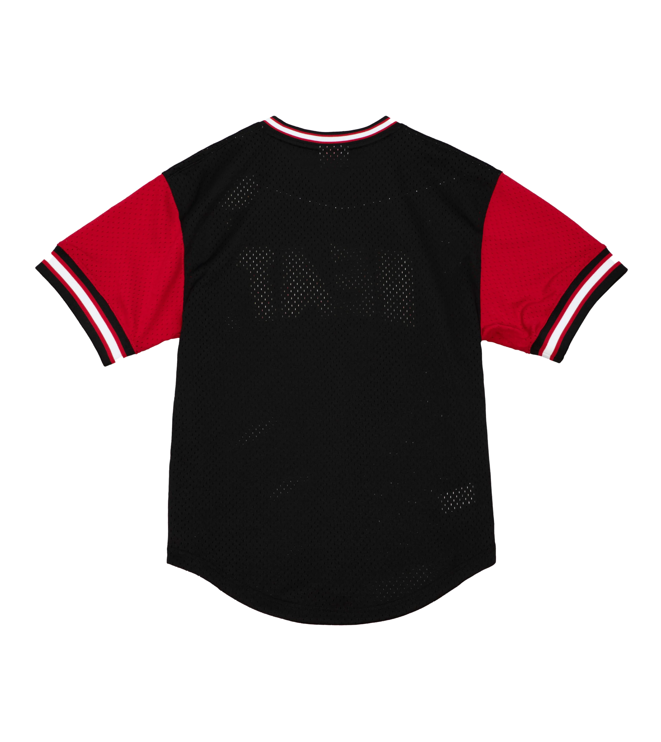 Mitchell & Ness Miami HEAT Hardwood Classic Night Mesh V-Neck - Image 5