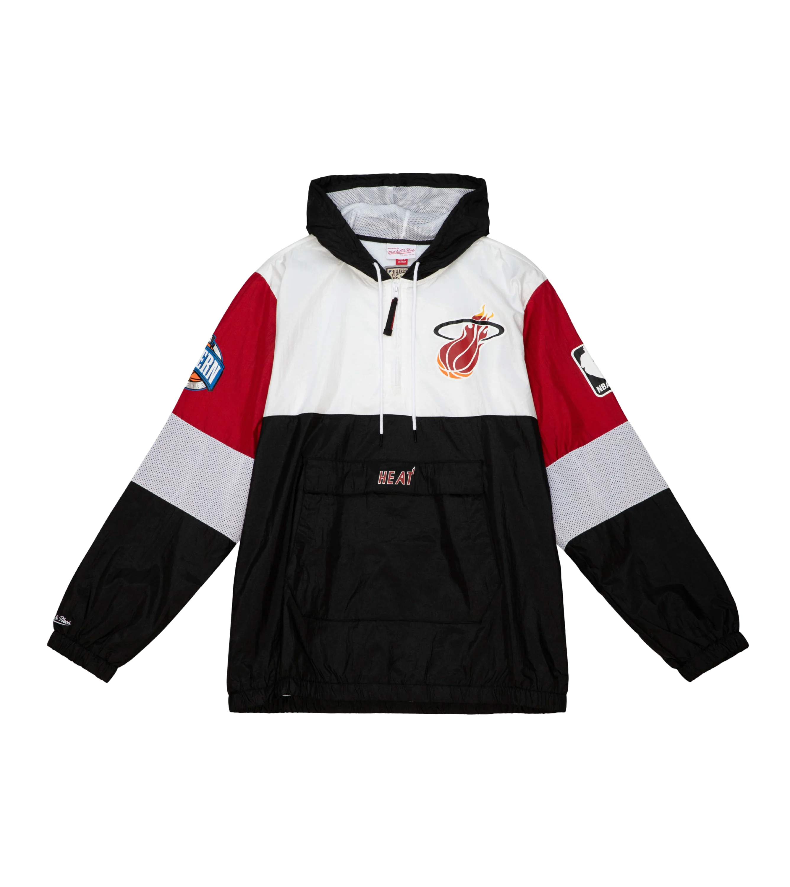 Mitchell & Ness Miami HEAT Hardwood Classic Night Windbreaker - Image 5