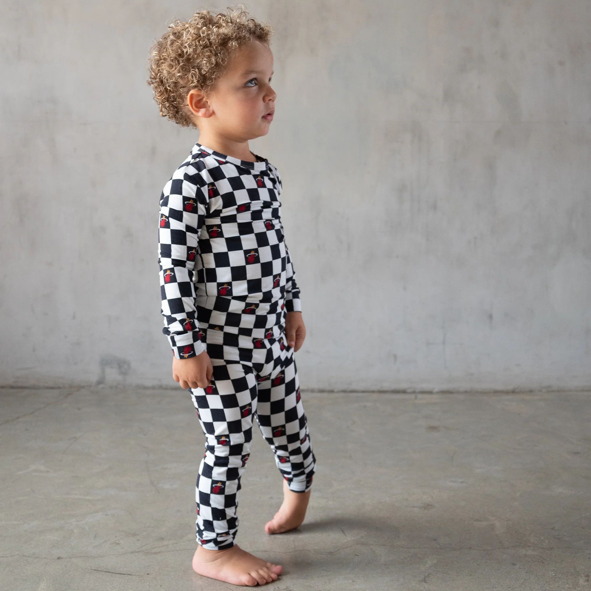 Court Culture X Everyday Leisure Checkerboard PJ Set - Image 3