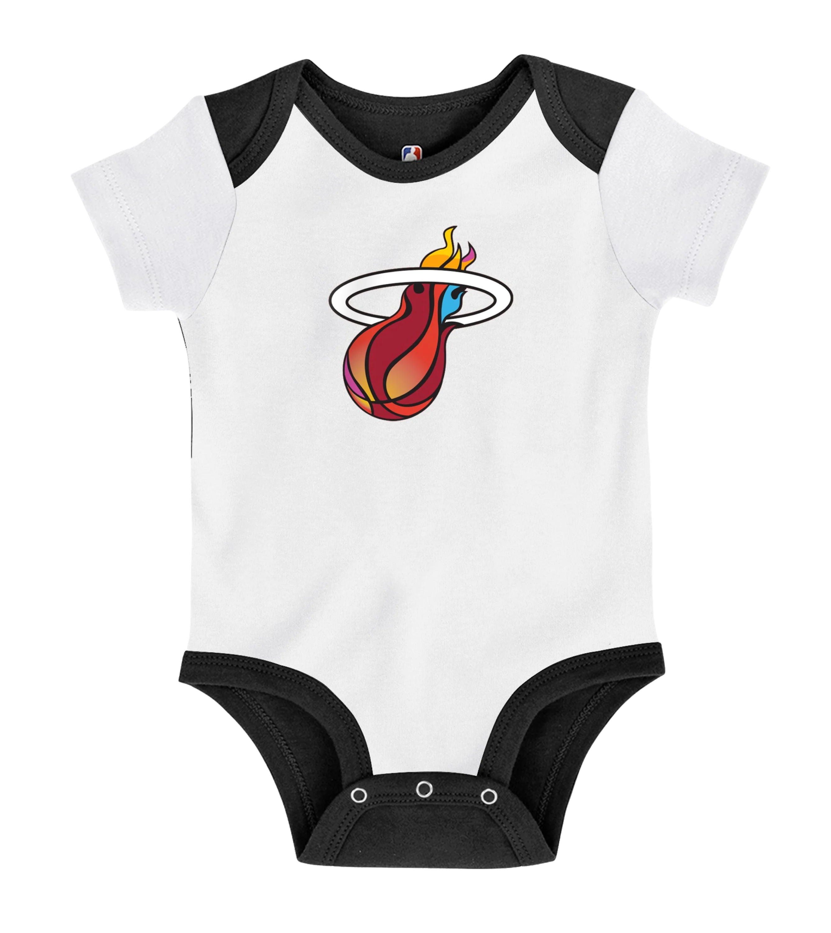 Court Culture Miami Mashup Vol. 2 Infant Creeper/Bib/Bootie Set - Image 2