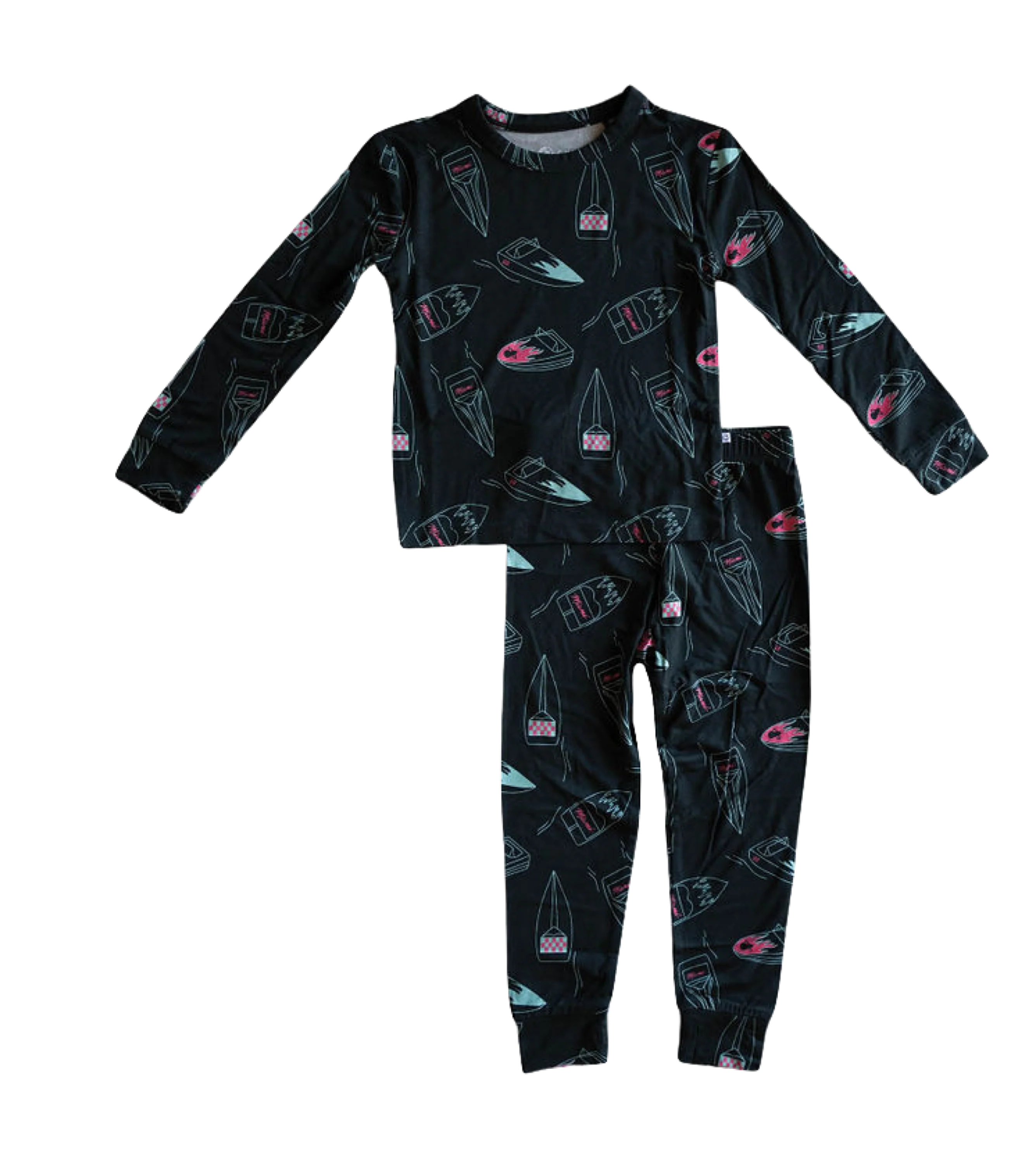 Court Culture x Everyday Leisure Midnight Marina 2-Piece PJ Set - Image 6