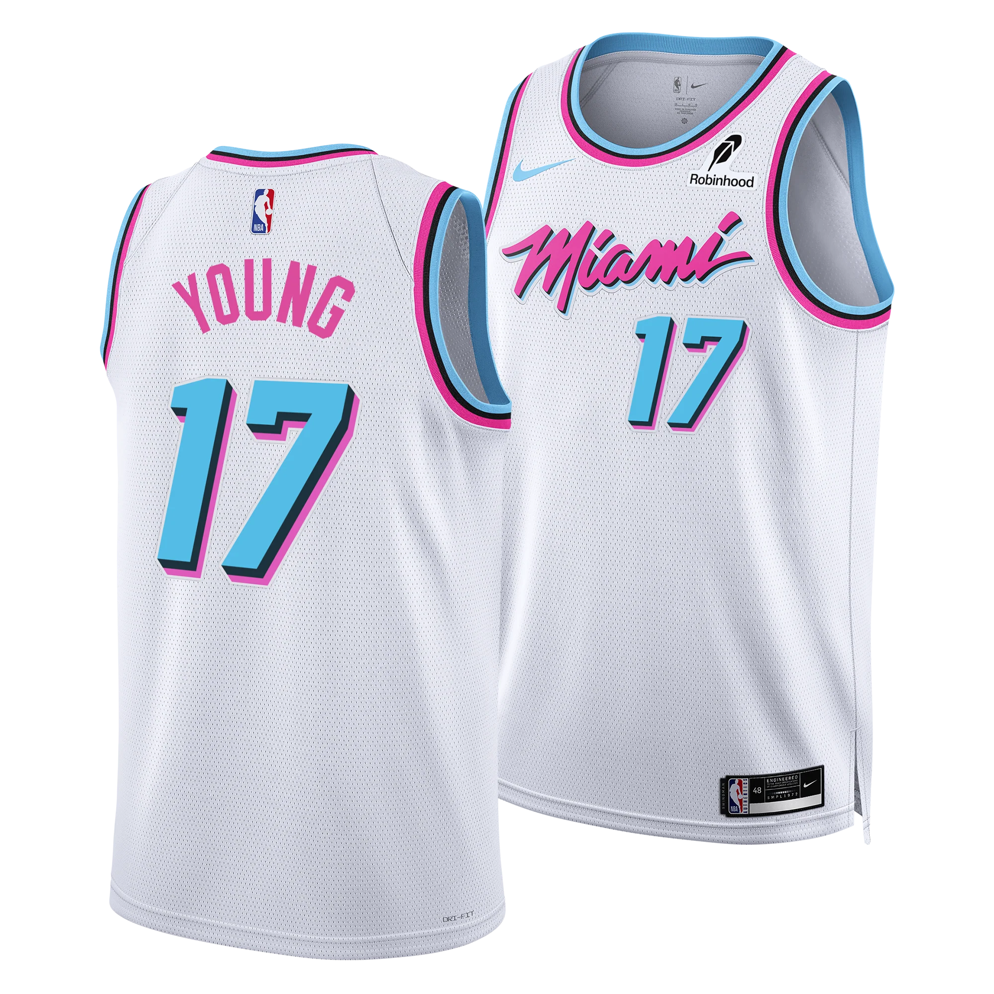 Jahmir Young Nike Original Vice Youth Swingman Jersey - Image 3