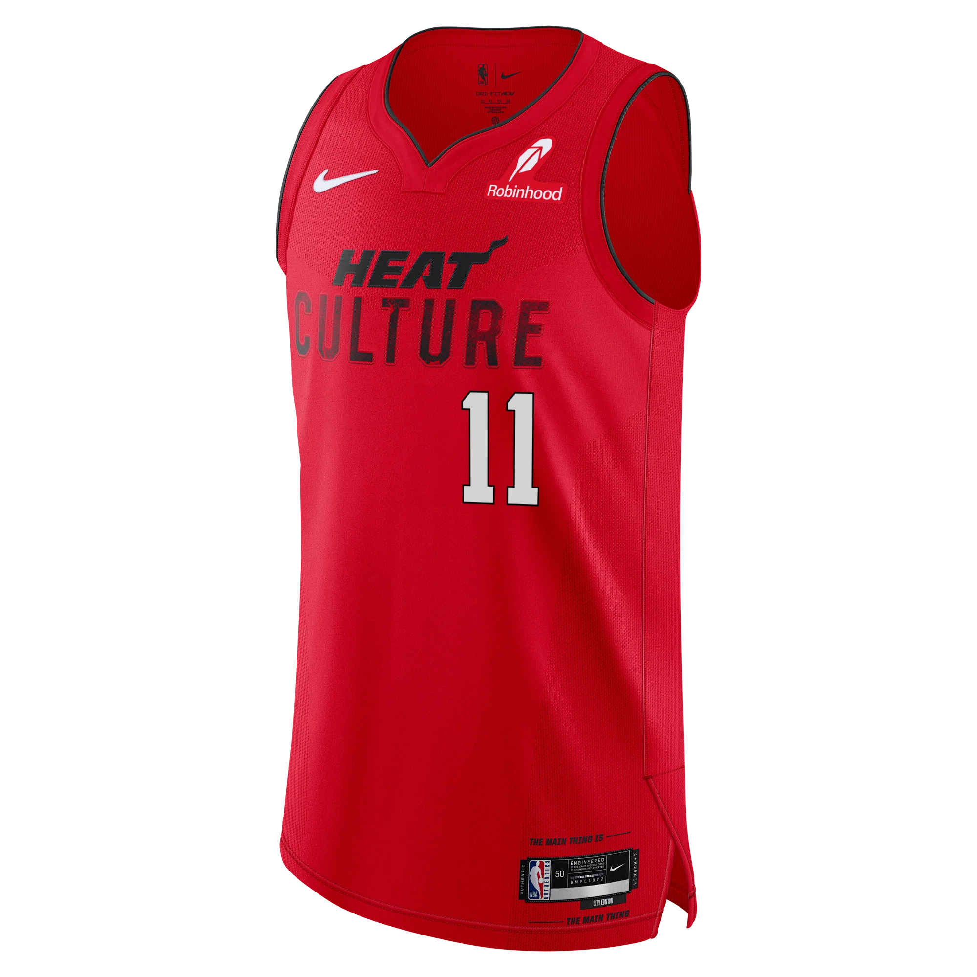 Jaime Jaquez Jr. Nike HEAT Culture: Blood Red Authentic Jersey