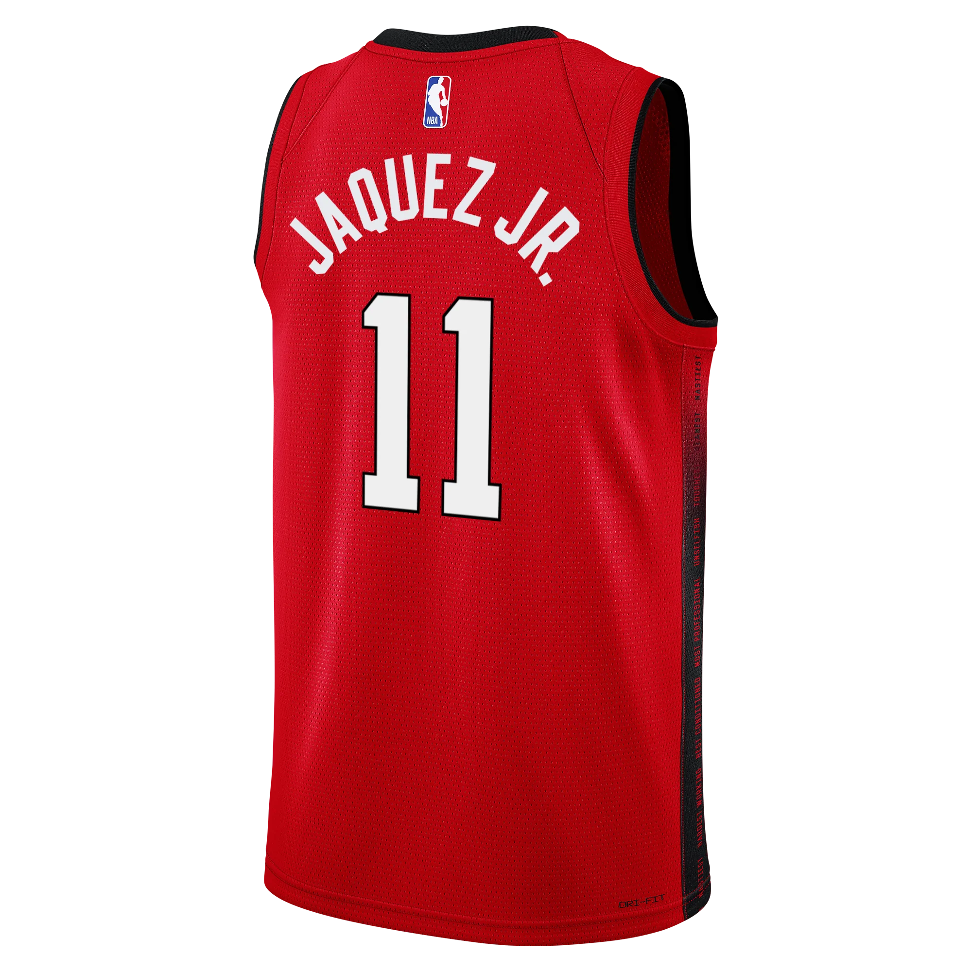 Jaime Jaquez Jr. Nike HEAT Culture: Blood Red Swingman Jersey - Image 2