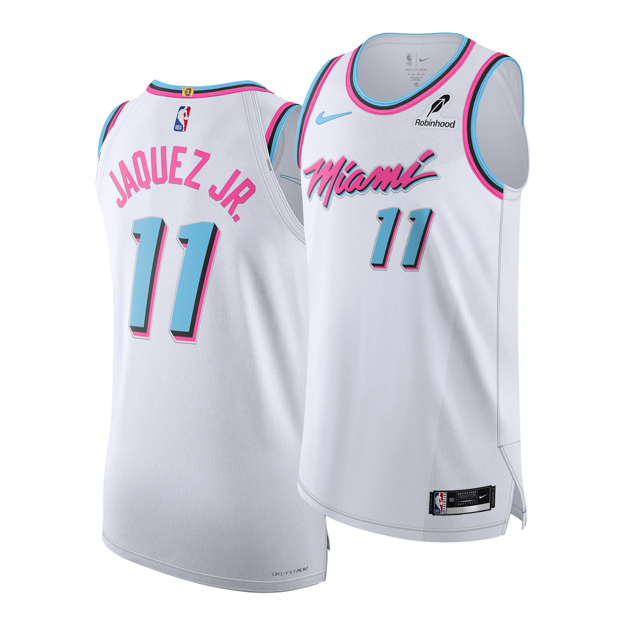 Jaime Jaquez Jr. Nike Original Vice Authentic Jersey - Image 3