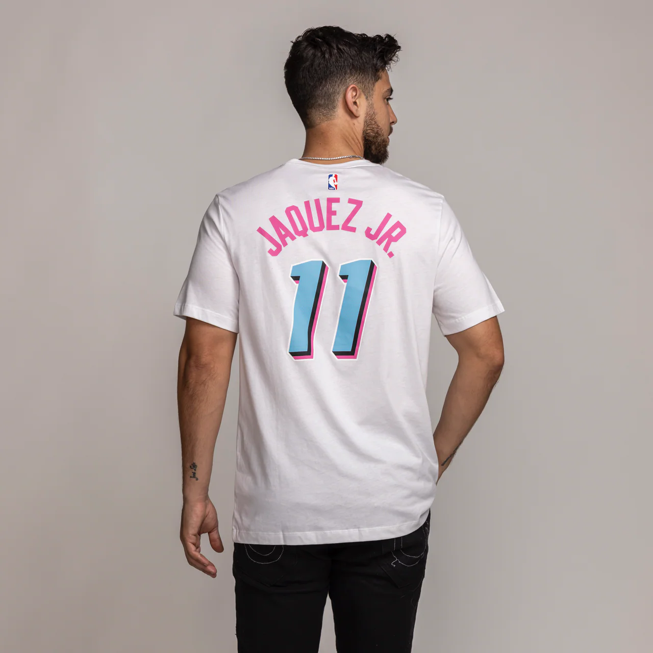 Jaime Jaquez Jr. Nike Original Vice Name & Number Tee - Image 2