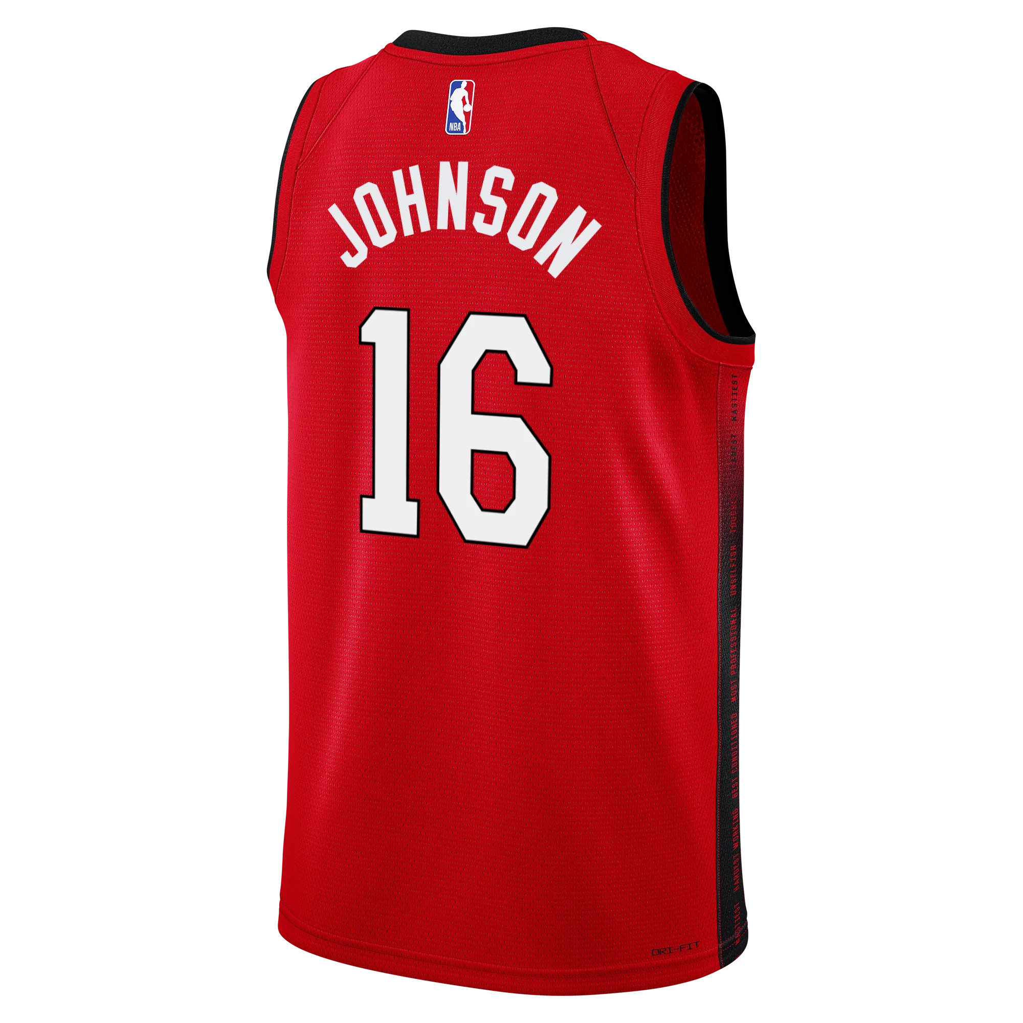 Keshad Johnson Nike HEAT Culture: Blood Red Swingman Jersey - Image 2
