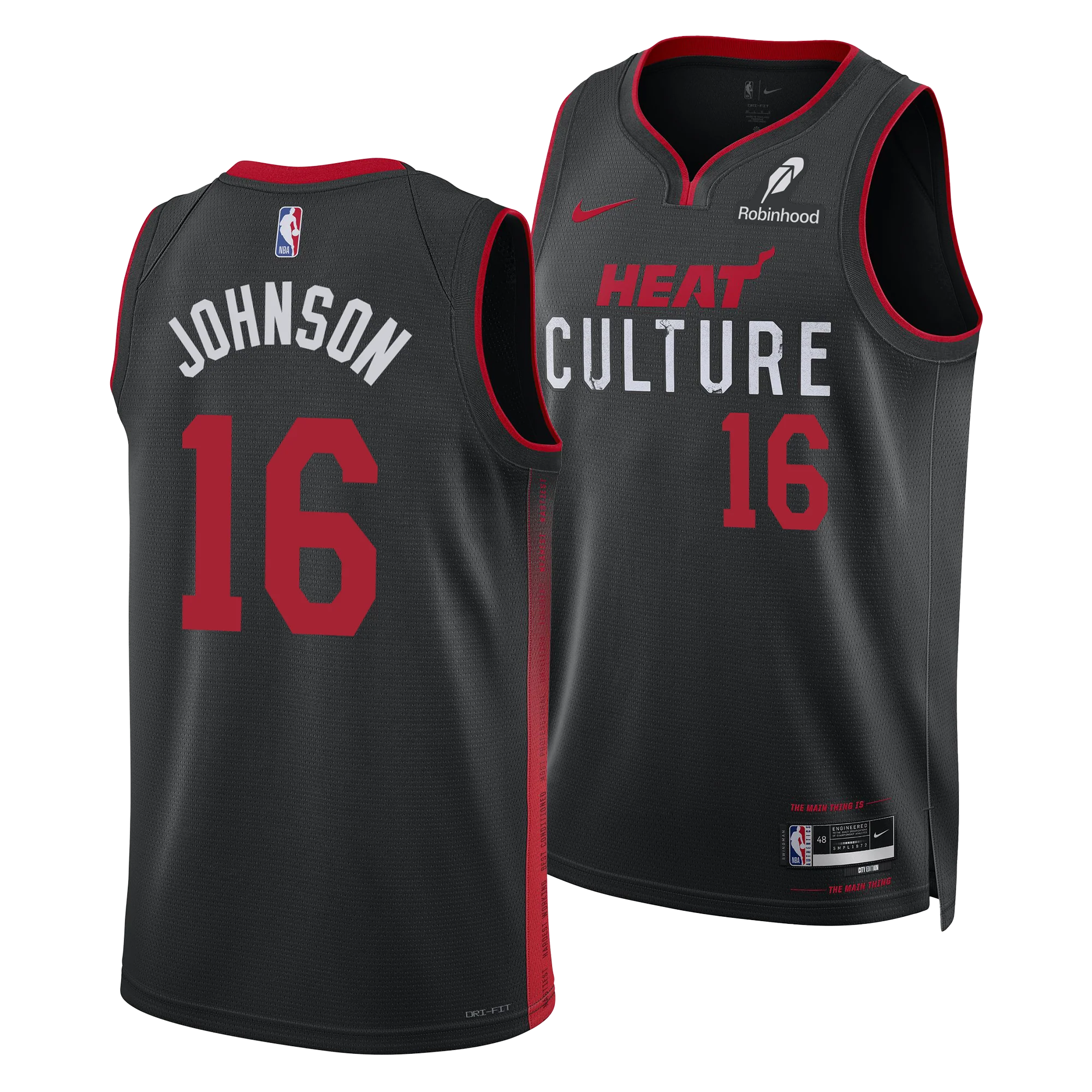 Keshad Johnson Nike HEAT Culture Swingman Jersey - Image 3