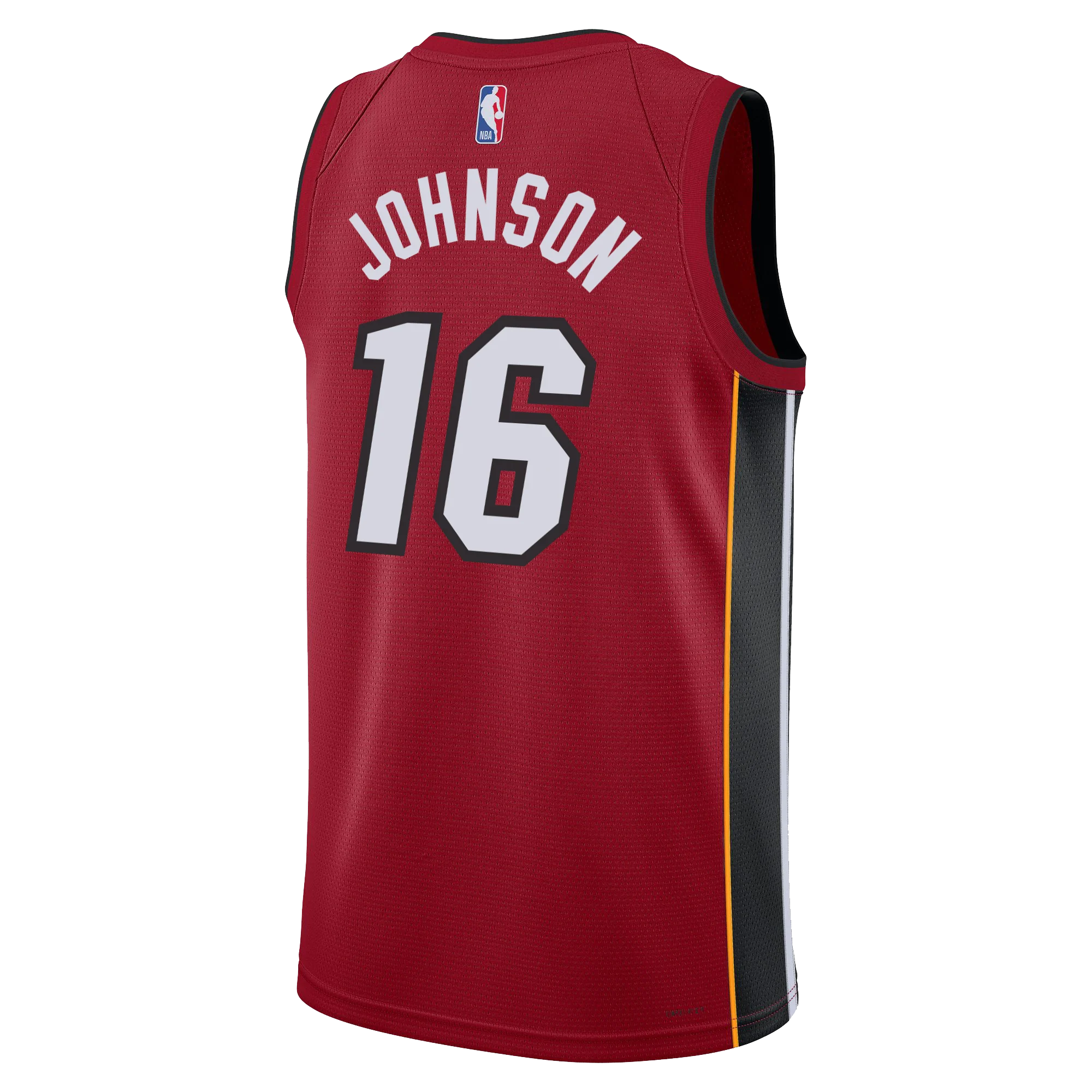 Keshad Johnson Nike Jordan Brand Miami HEAT Statement Red Swingman Youth Jersey - Image 2