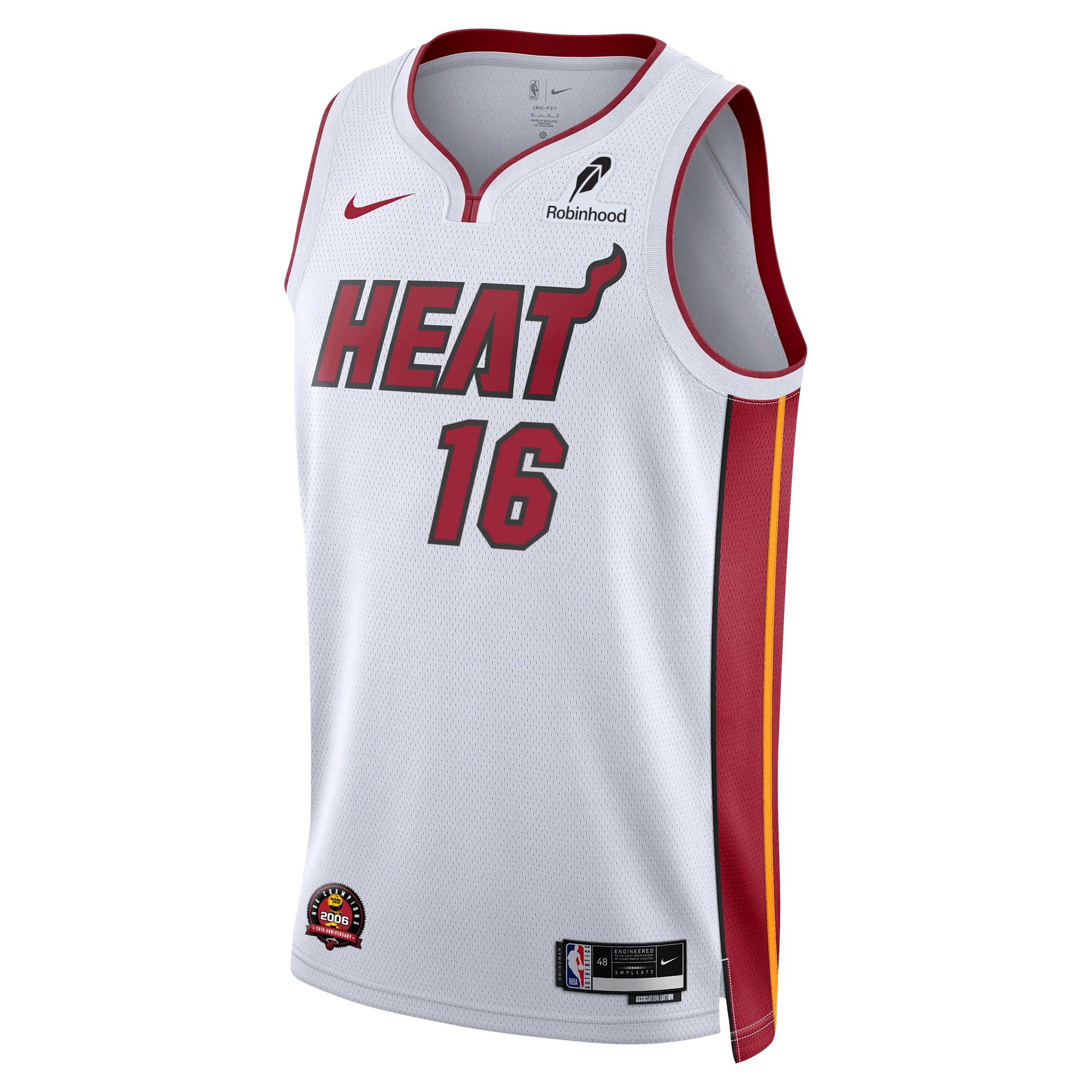 Keshad Johnson Nike Miami HEAT Association White Swingman Jersey