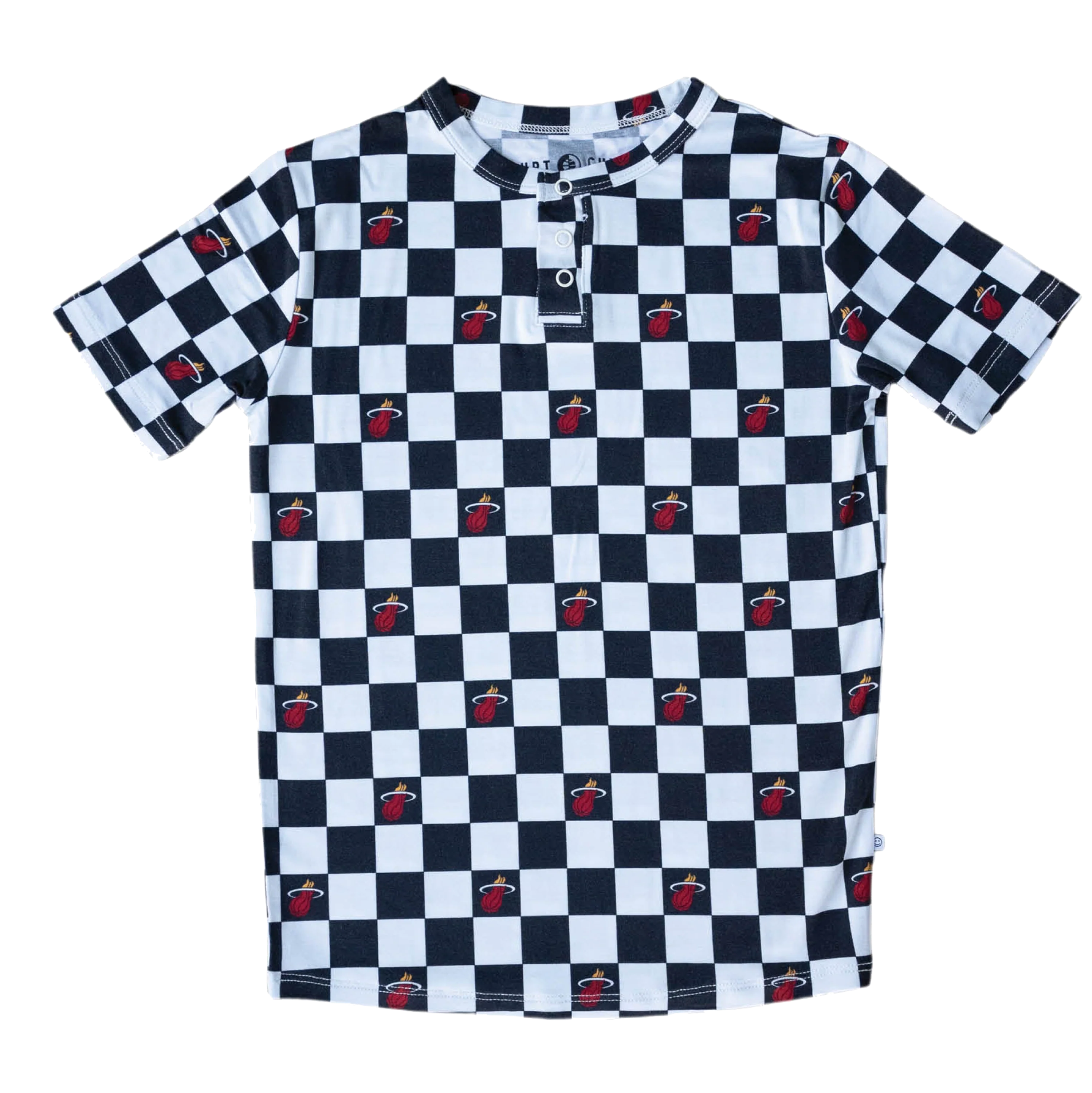 Court Culture X Everyday Leisure Checkerboard Short Sleeve PJ Set - Image 6