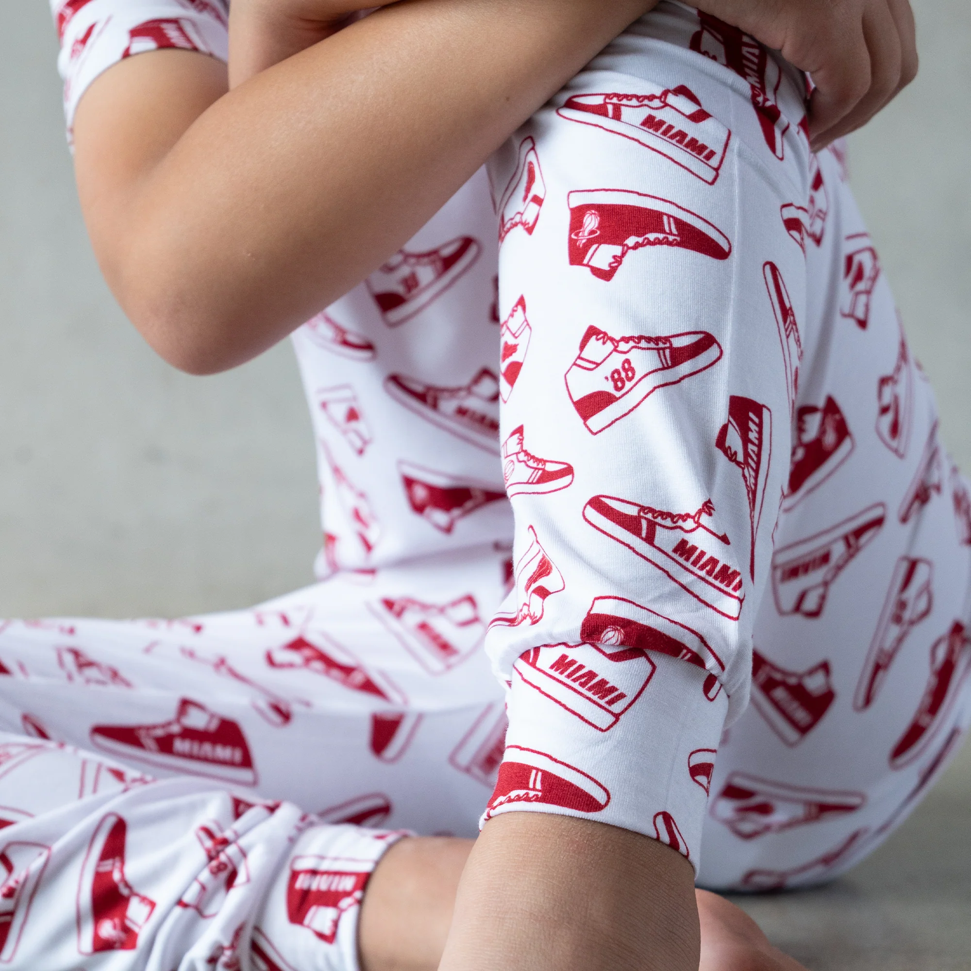 Court Culture X Everyday Leisure Sneakers Short Sleeve PJ Set - Image 5