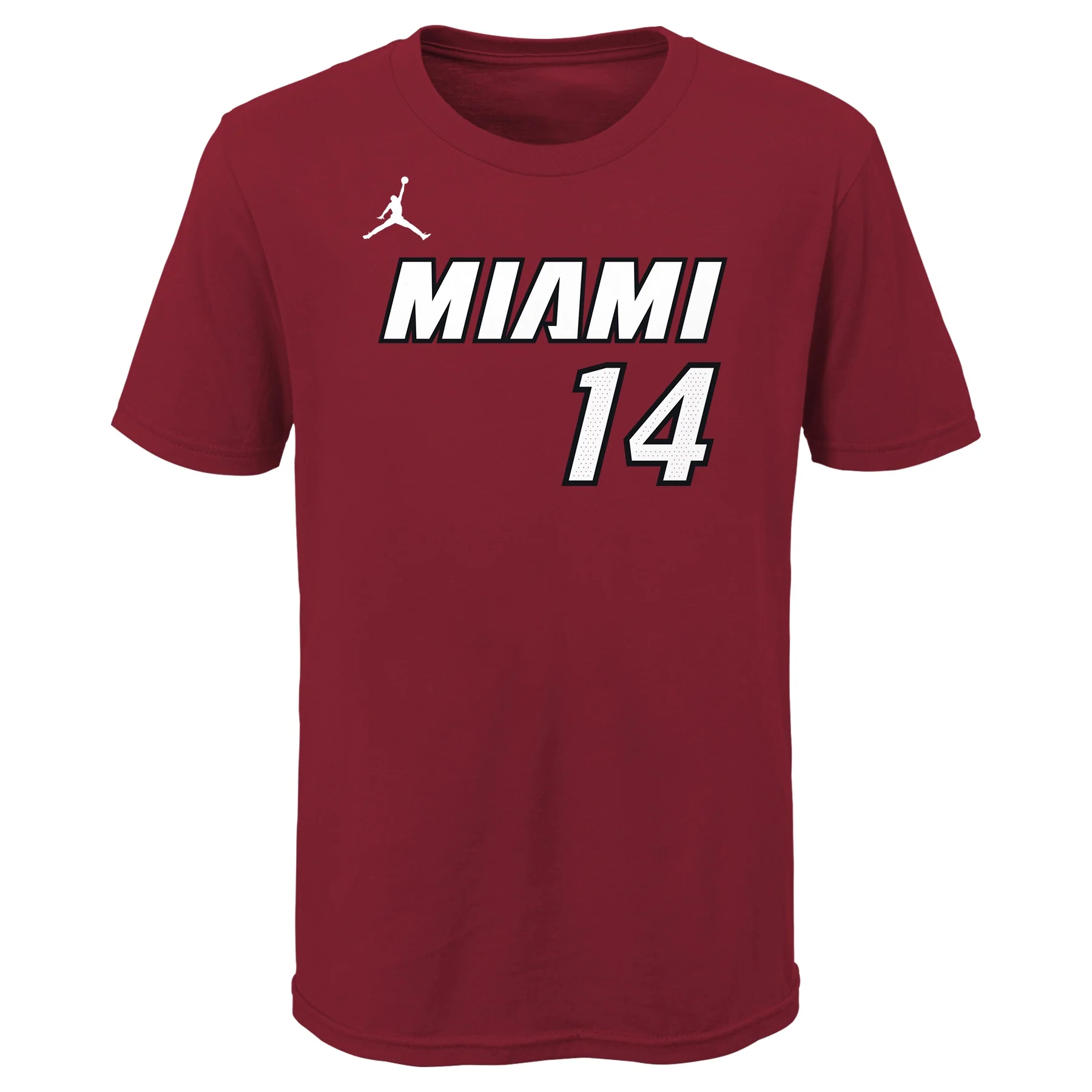 Tyler Herro Nike Jordan Brand Statement Red Name & Number Kids Tee