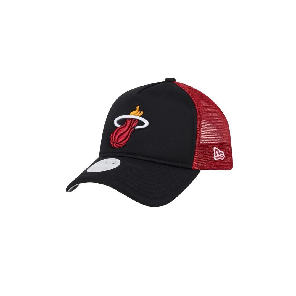 New Era Miami HEAT Women's Basic Trucker Hat - Image 3