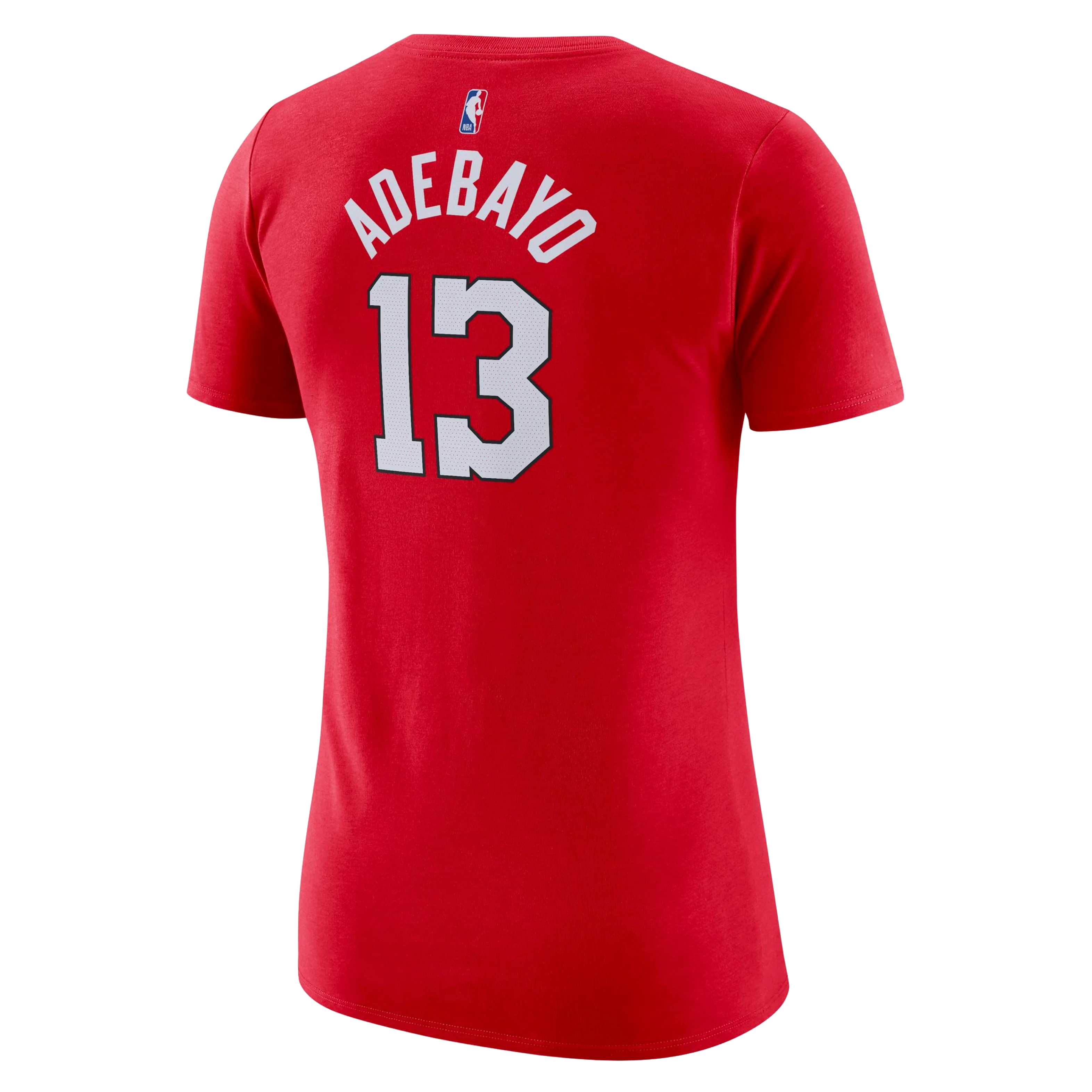 Bam Adebayo Nike HEAT Culture: Blood Red Name & Number Women's Tee - Image 2