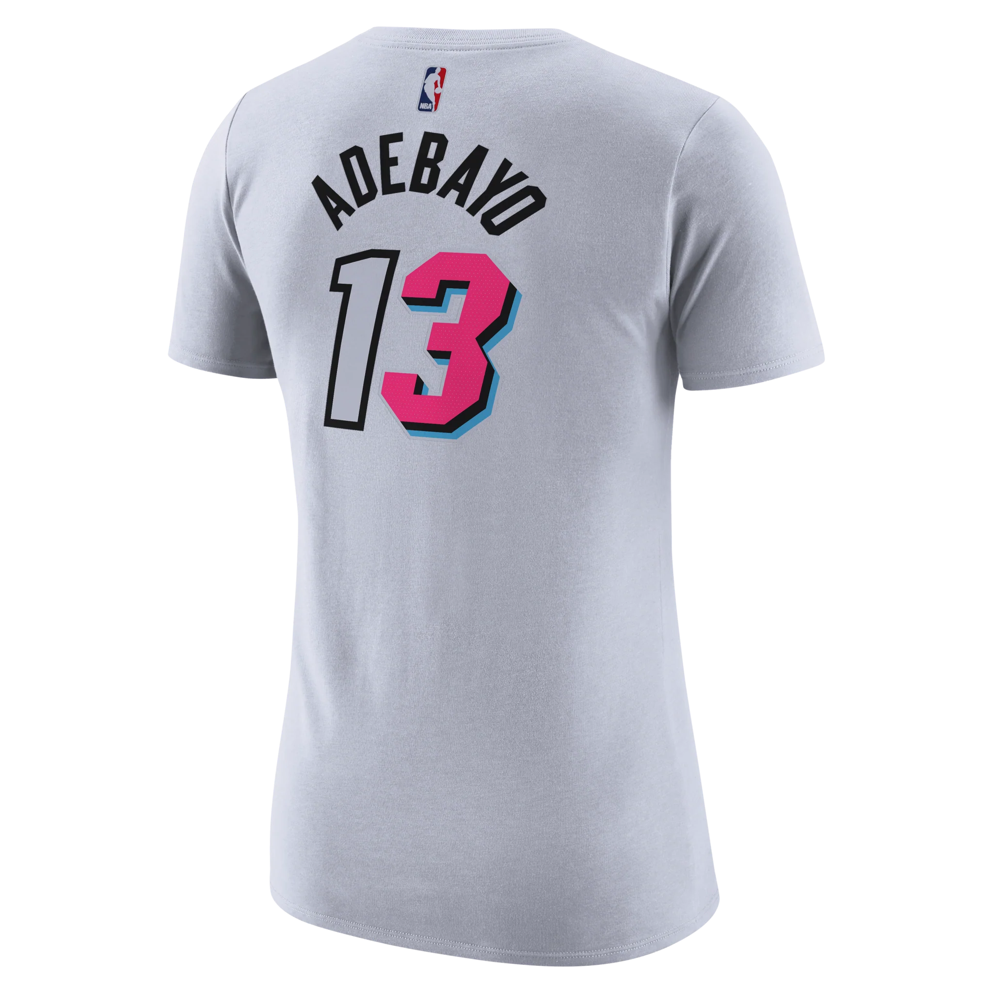 Bam Adebayo Nike Miami Mashup Vol. 2 Name & Number Women's Tee - Image 2