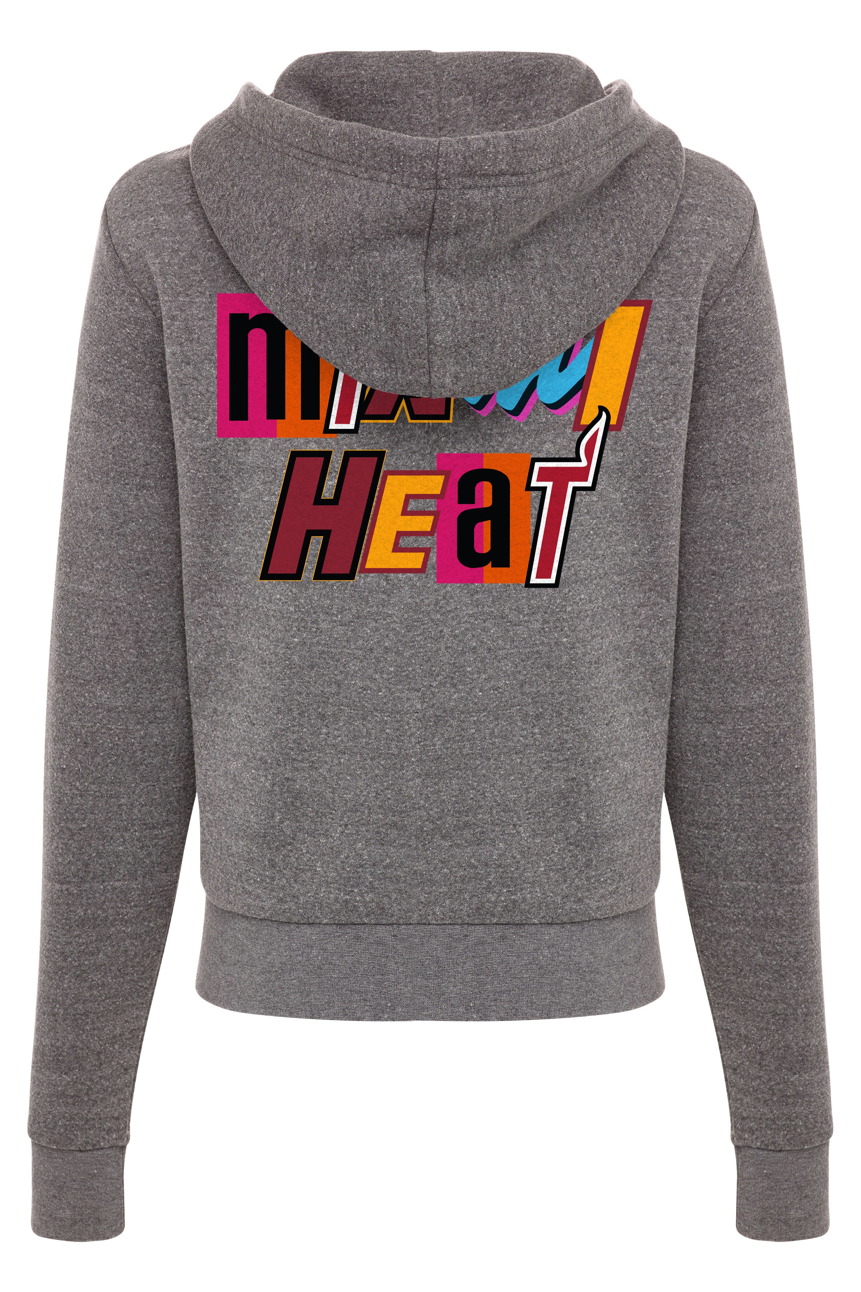 Sportiqe Miami Mashup Vol. 2 Grey Women's Hoodie - Image 2