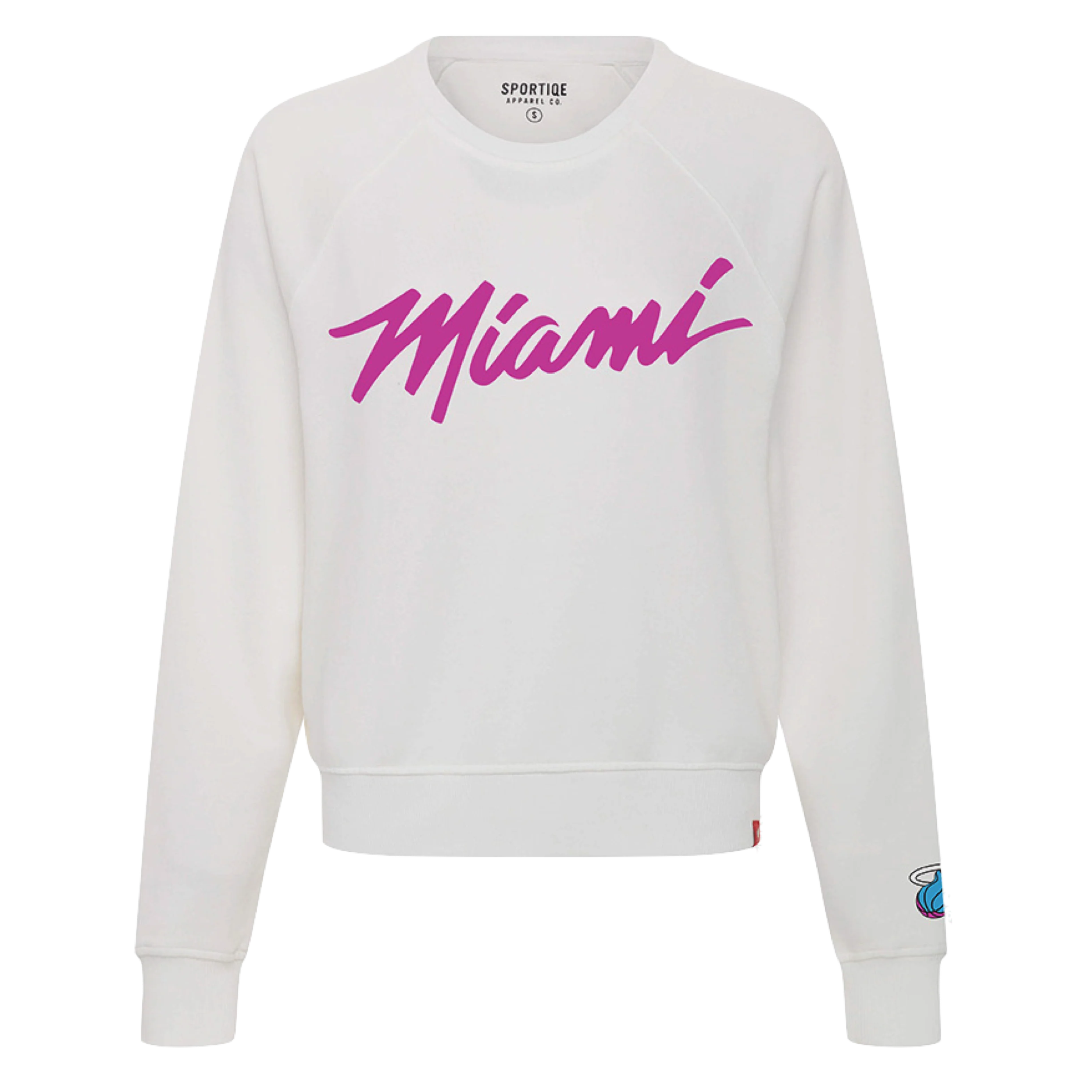 Sportiqe Miami HEAT Original Vice Women's Crewneck - Image 5