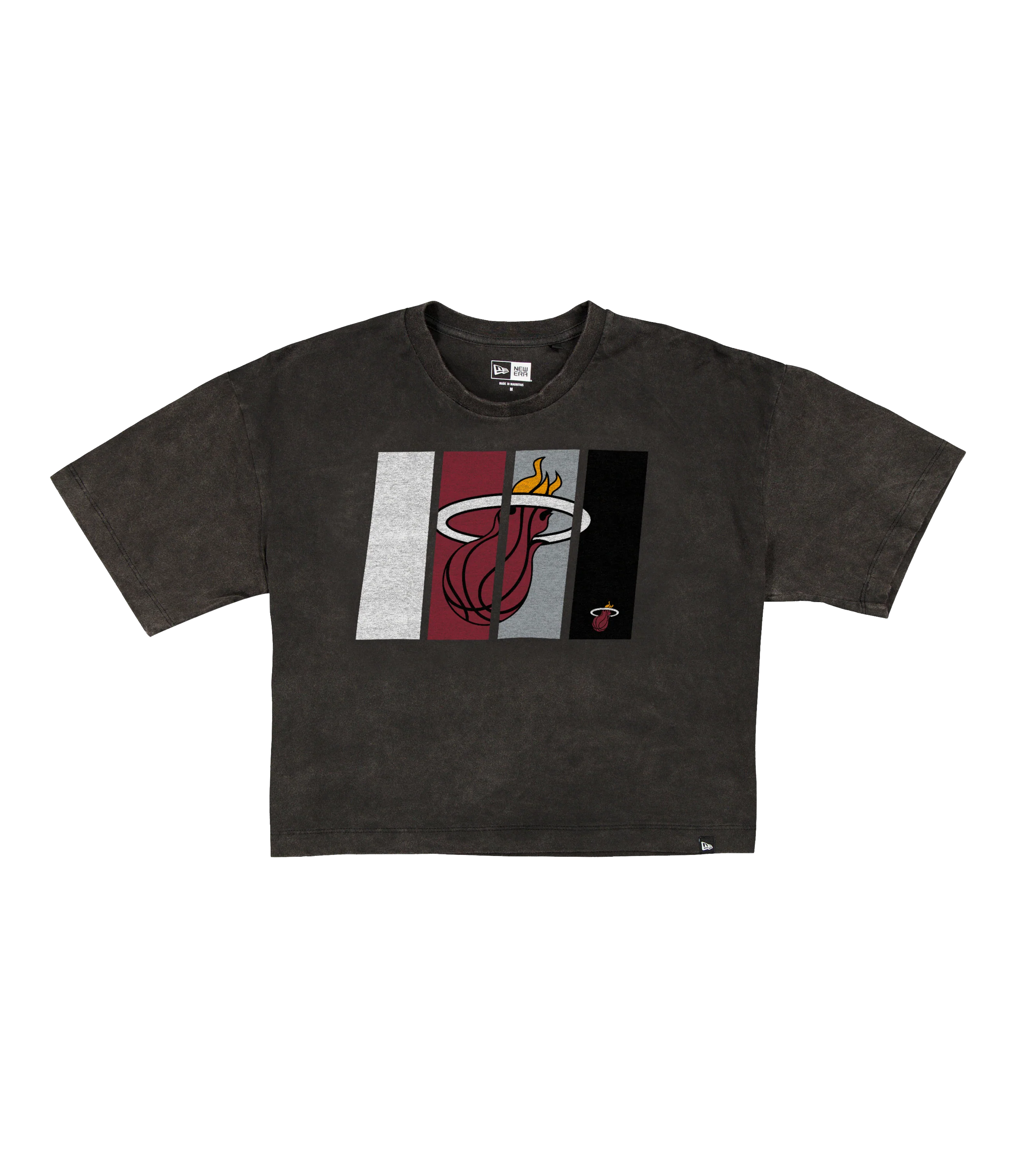 New Era Miami HEAT Washed Women's Cropped Tee - Image 3
