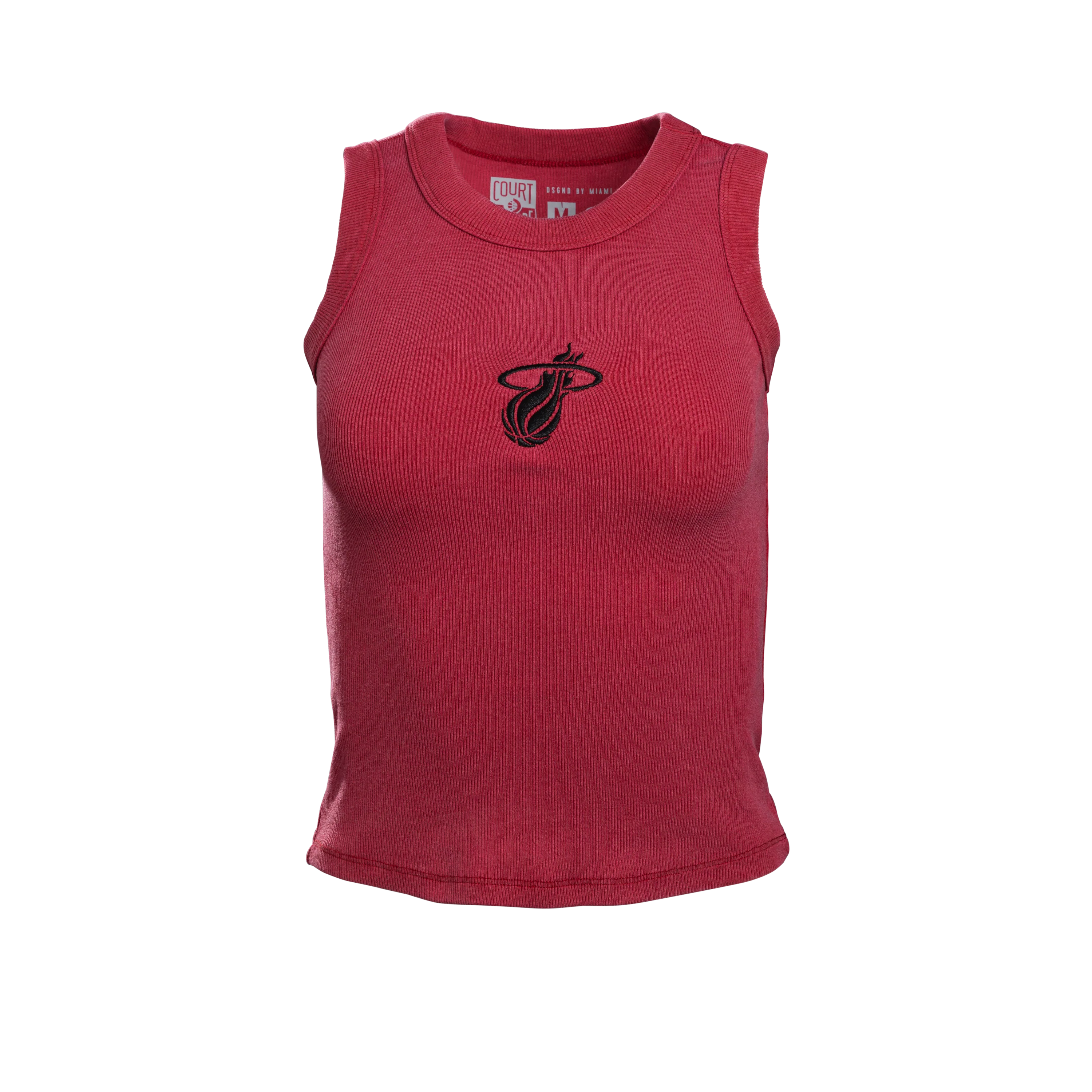 Court Culture Embroidered Logo Red Tank - Image 3