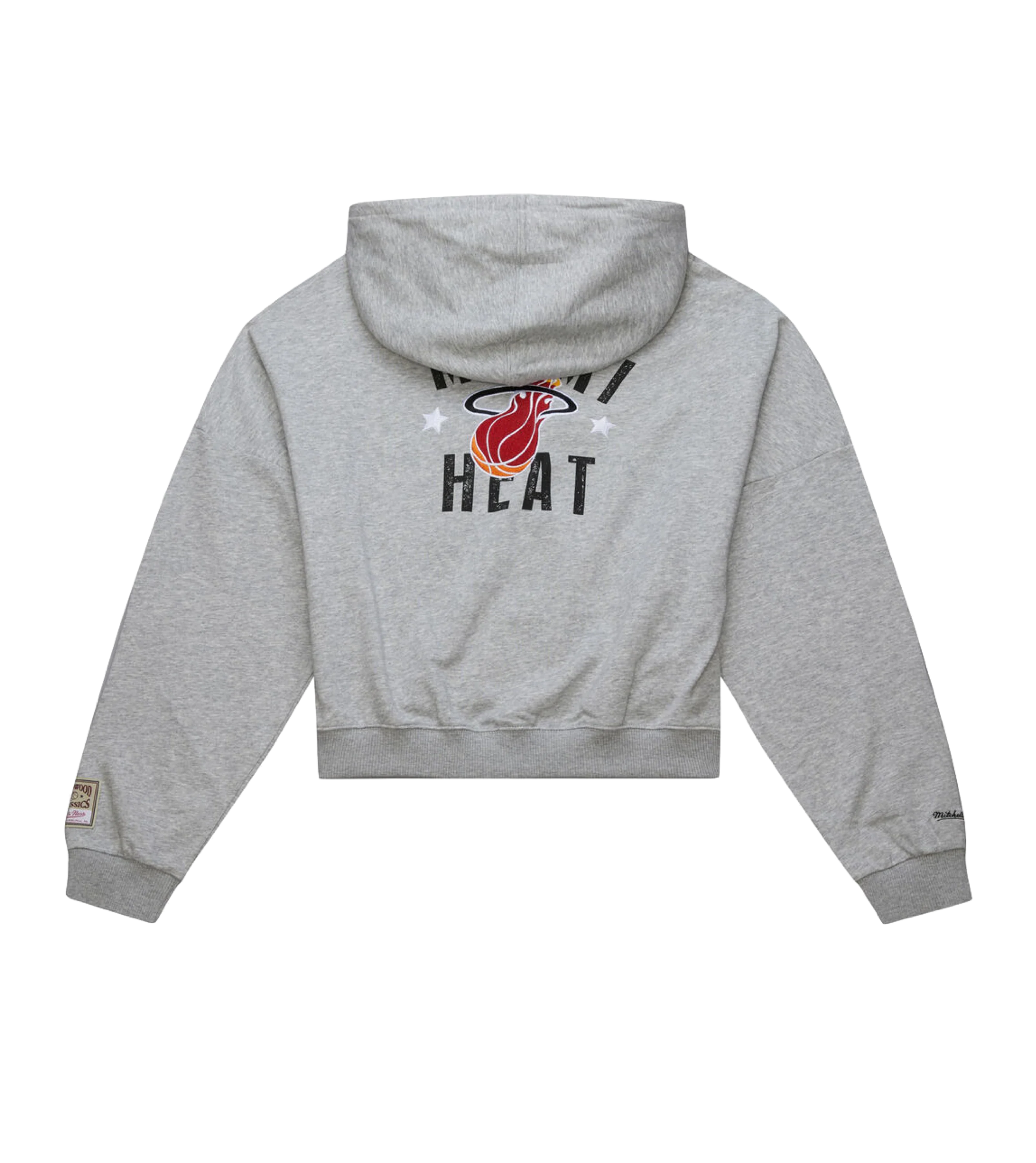 Mitchell & Ness Miami HEAT Cropped Women's Jacket - Image 5