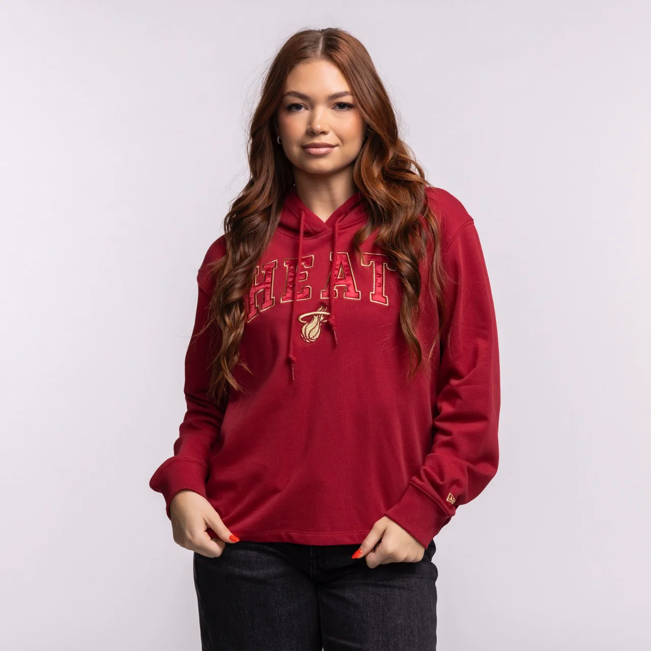 New Era Miami HEAT Open Back Women's Hoodie