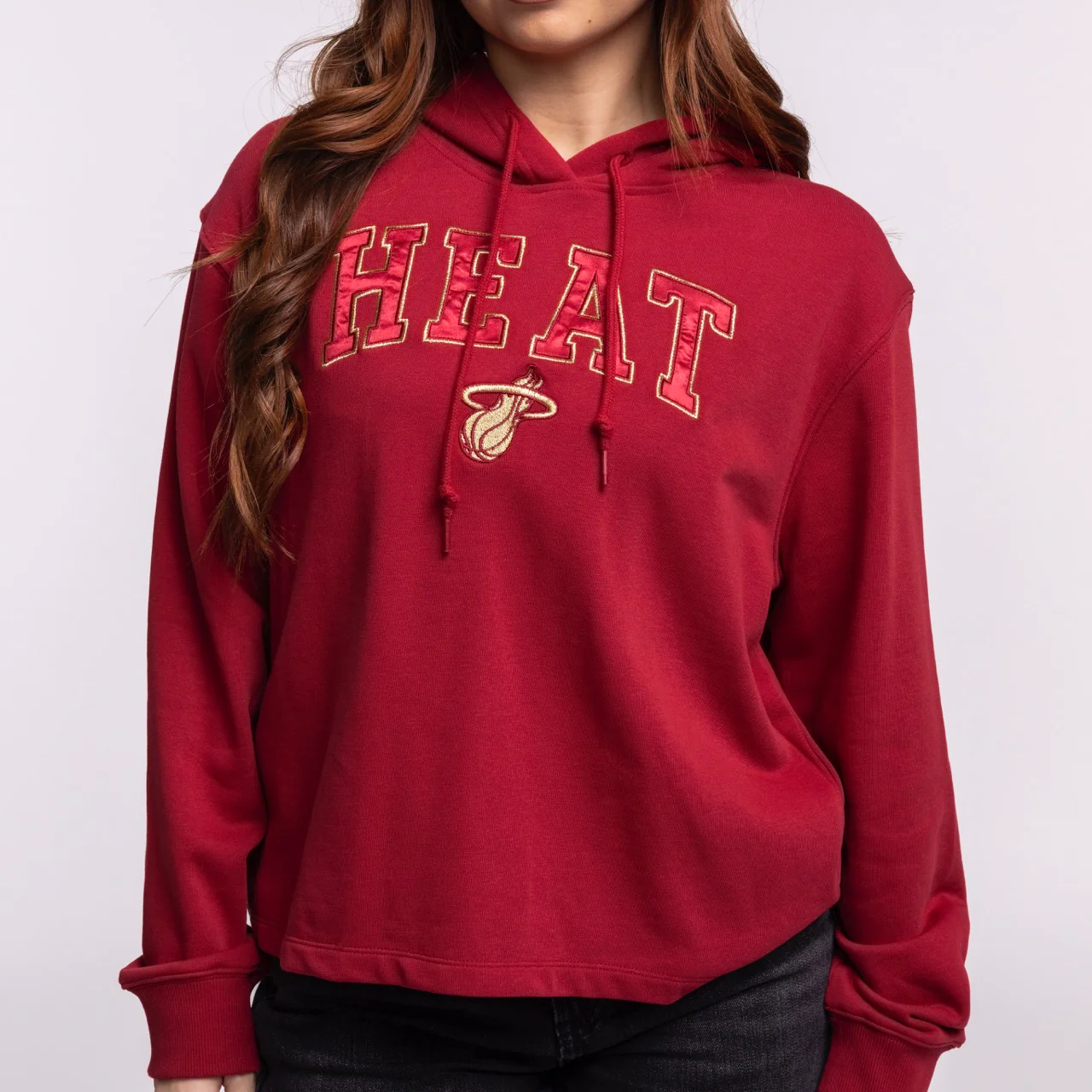New Era Miami HEAT Open Back Women's Hoodie - Image 3
