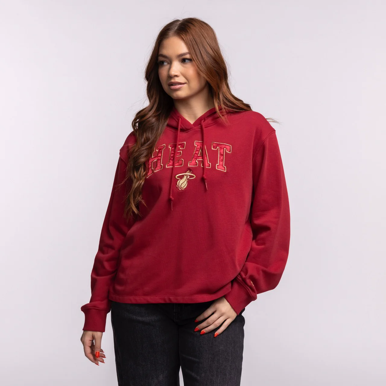 New Era Miami HEAT Open Back Women's Hoodie - Image 4