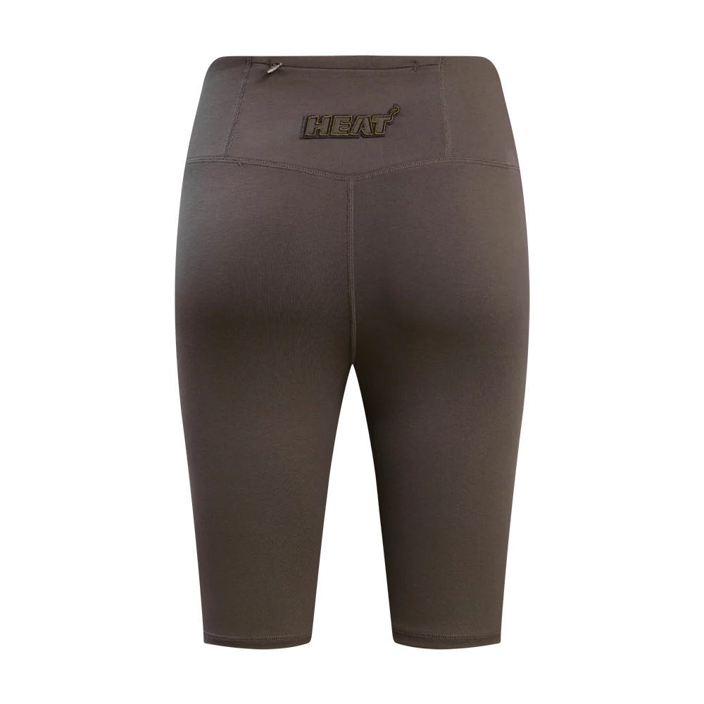 Pro Standard Miami HEAT Women's Taupe Biker Shorts - Image 2