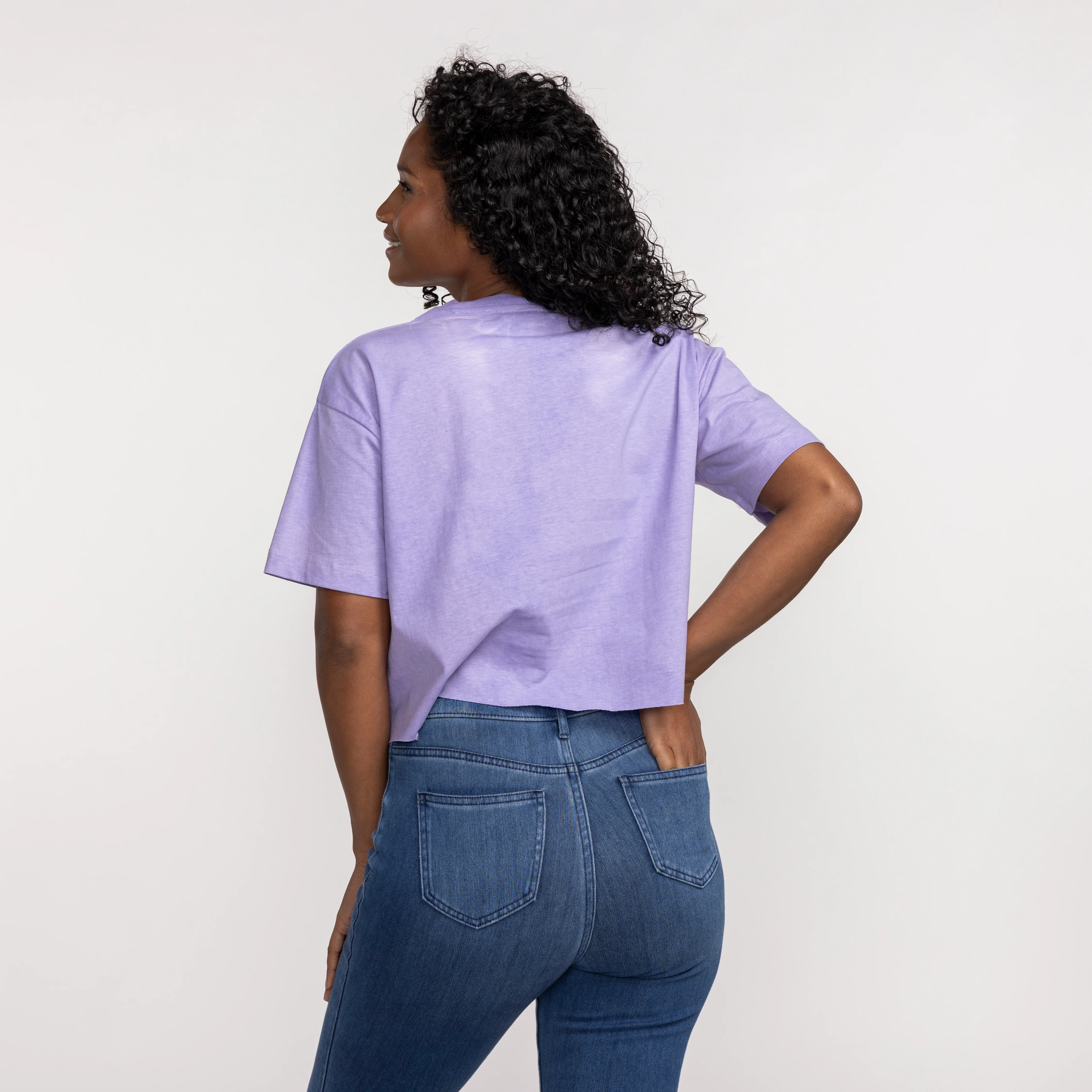 New Era Miami HEAT Glow In the Dark Women's Boxy Crop top - Image 2