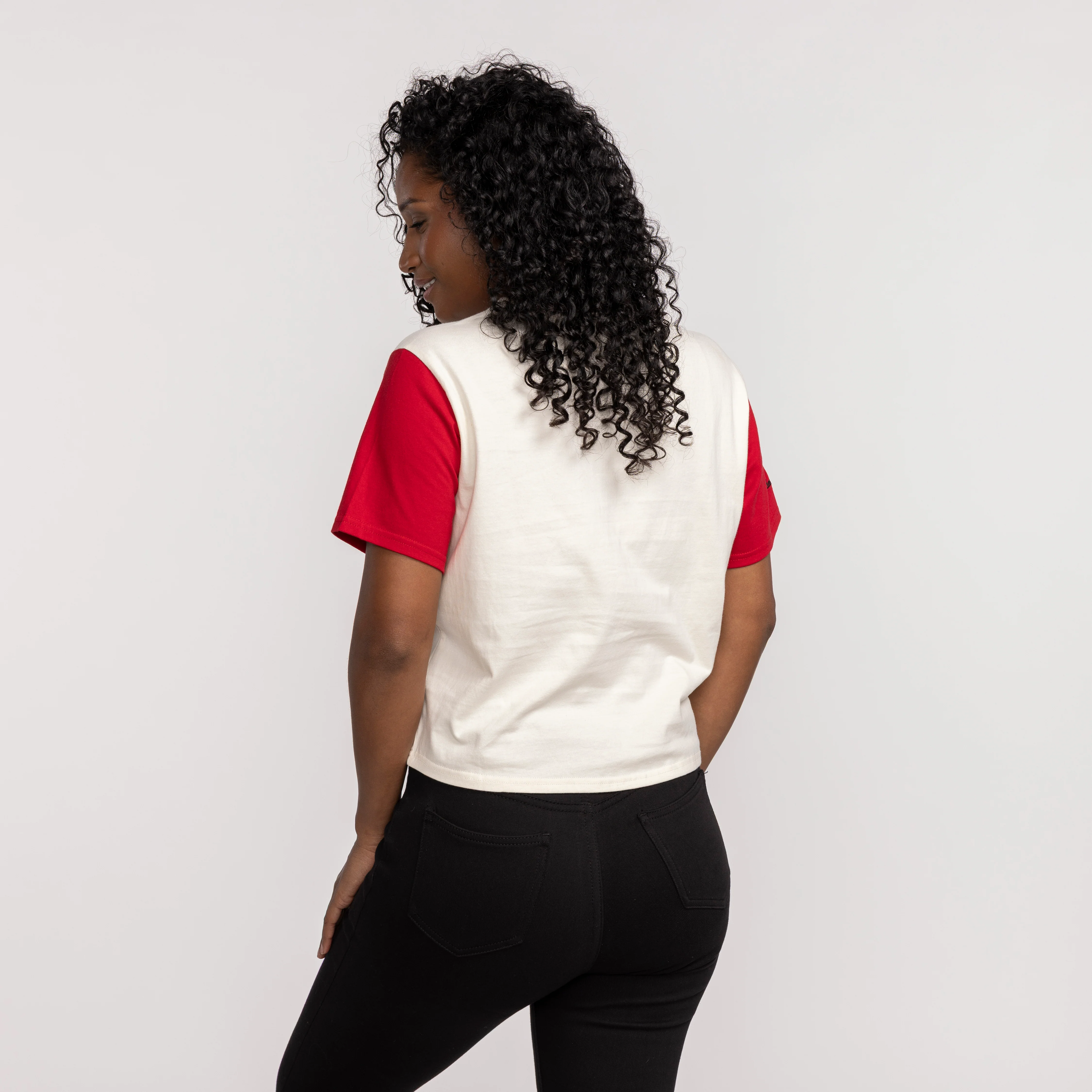 Mitchell & Ness Miami HEAT Women's Crop Tee - Image 2