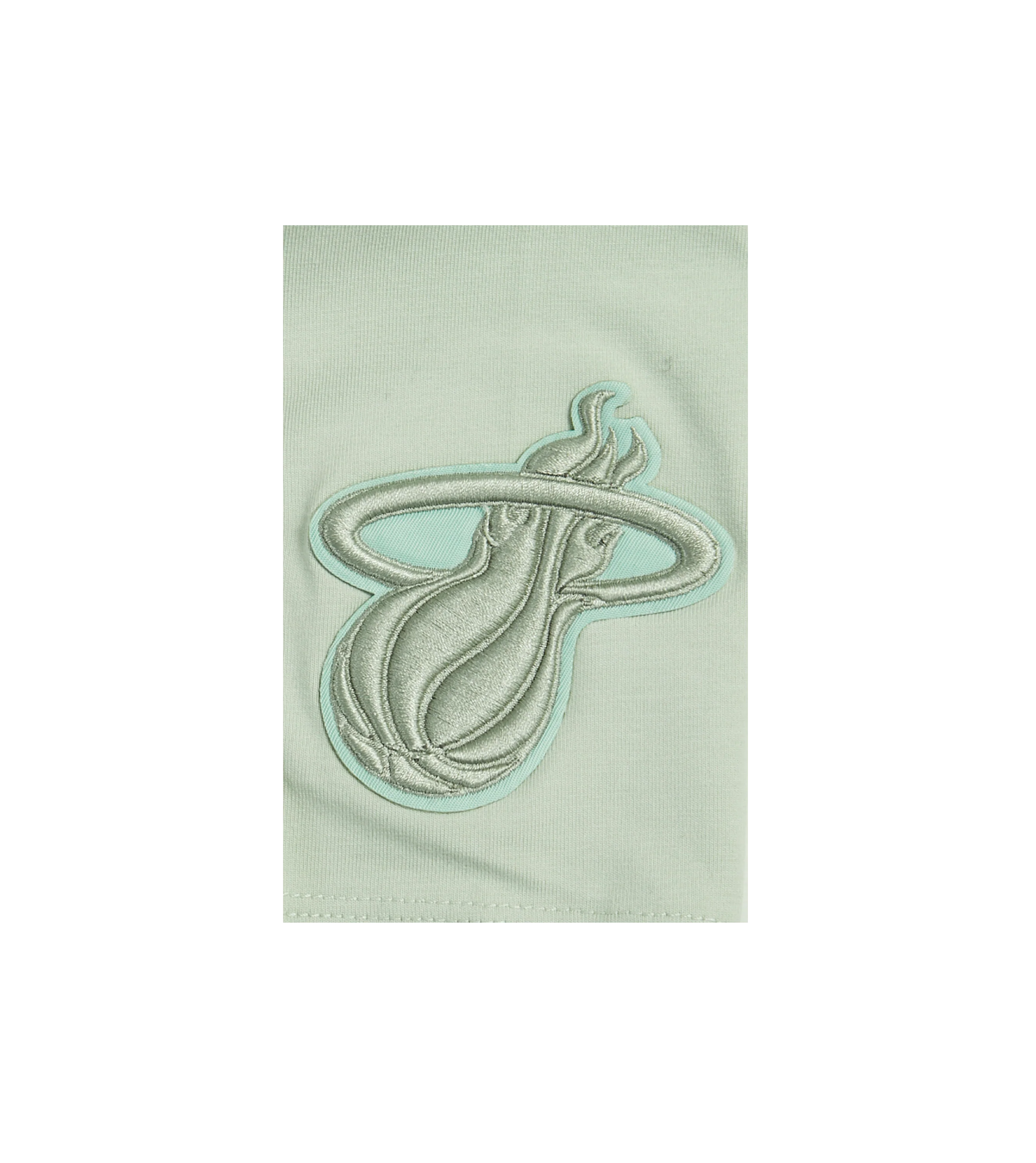 Pro Standard Miami HEAT Moss Boxy Crop Women's Tee - Image 3