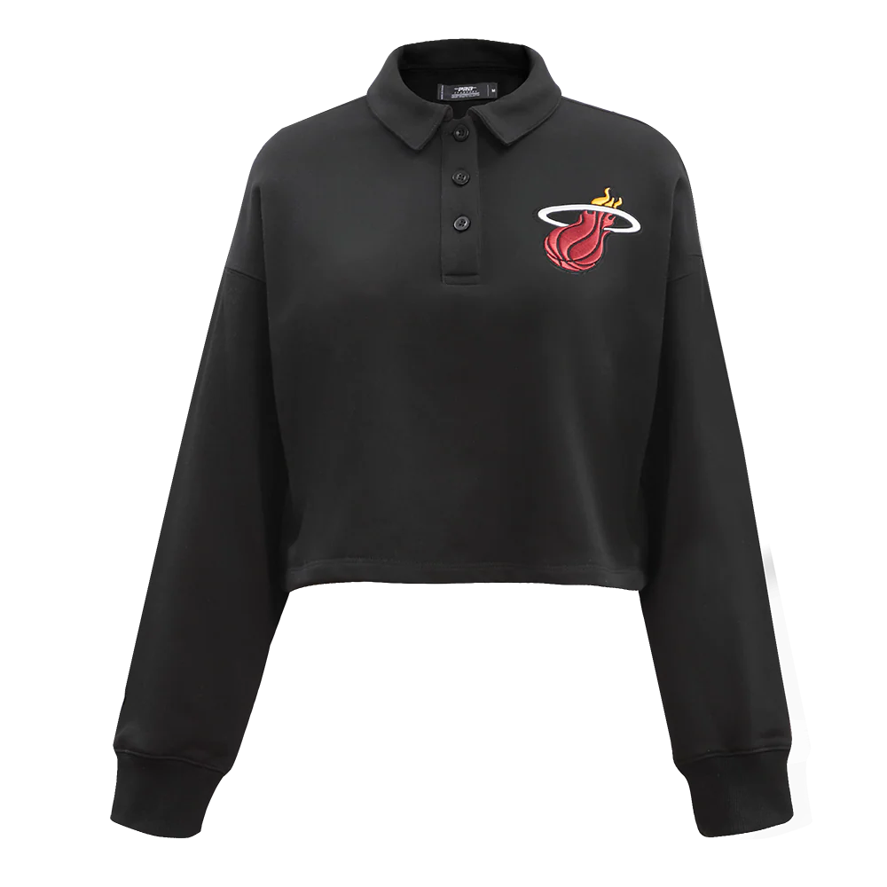 Court Culture Women's Cropped Longsleeve Polo