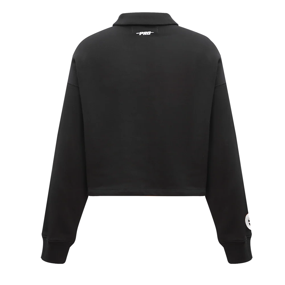 Court Culture Women's Cropped Longsleeve Polo - Image 2