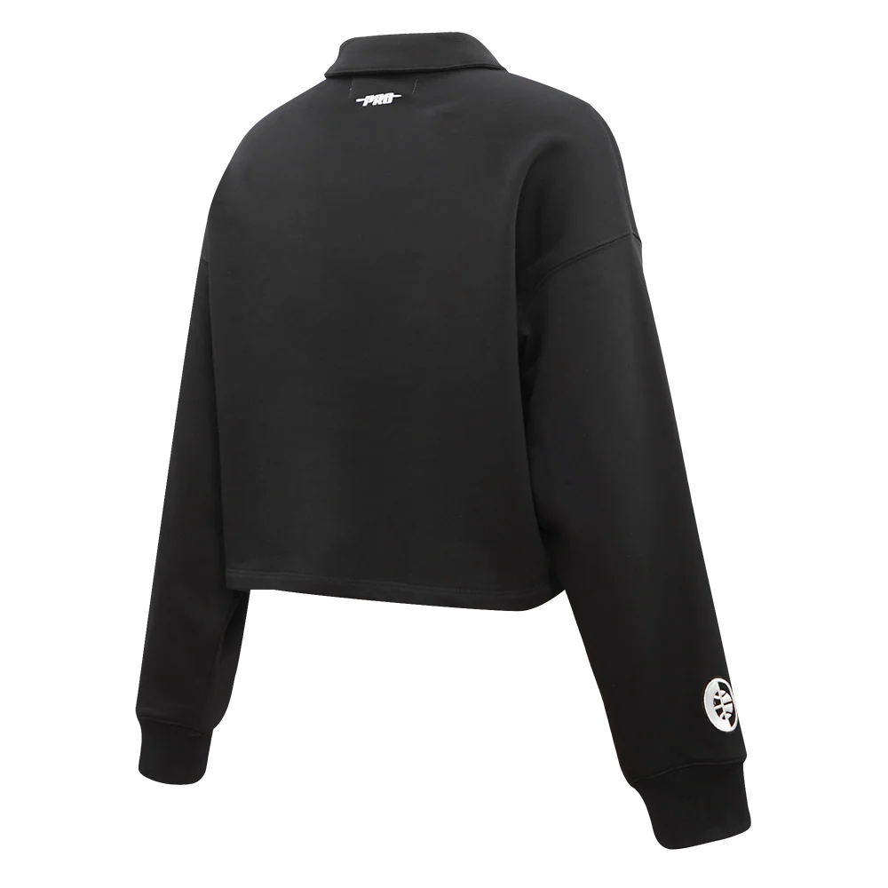 Court Culture Women's Cropped Longsleeve Polo - Image 3