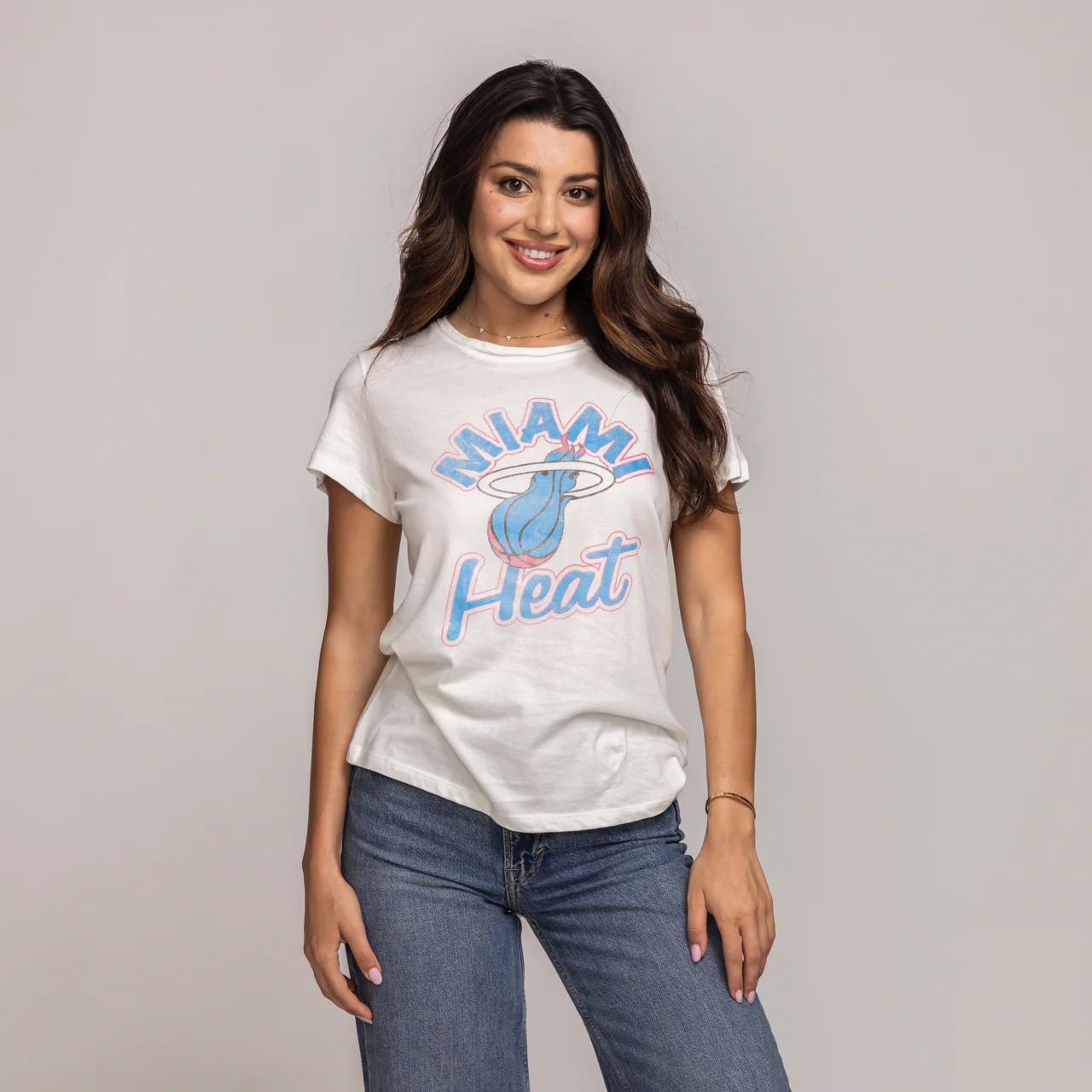 '47 Brand Miami HEAT Original Vice Daydream Women's Tee - Image 4