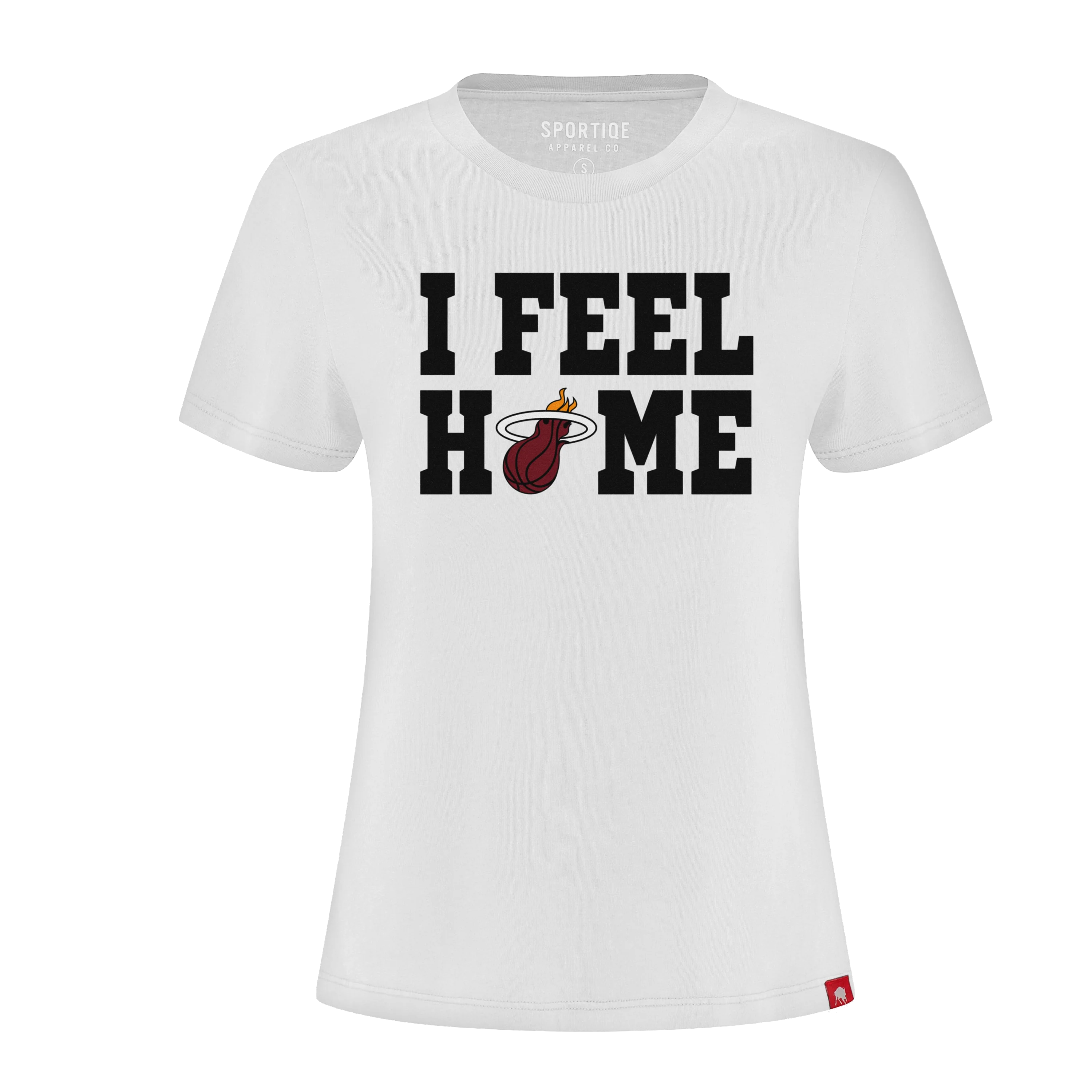 Sportiqe Miami HEAT I Feel Home Women's Tee - Image 2