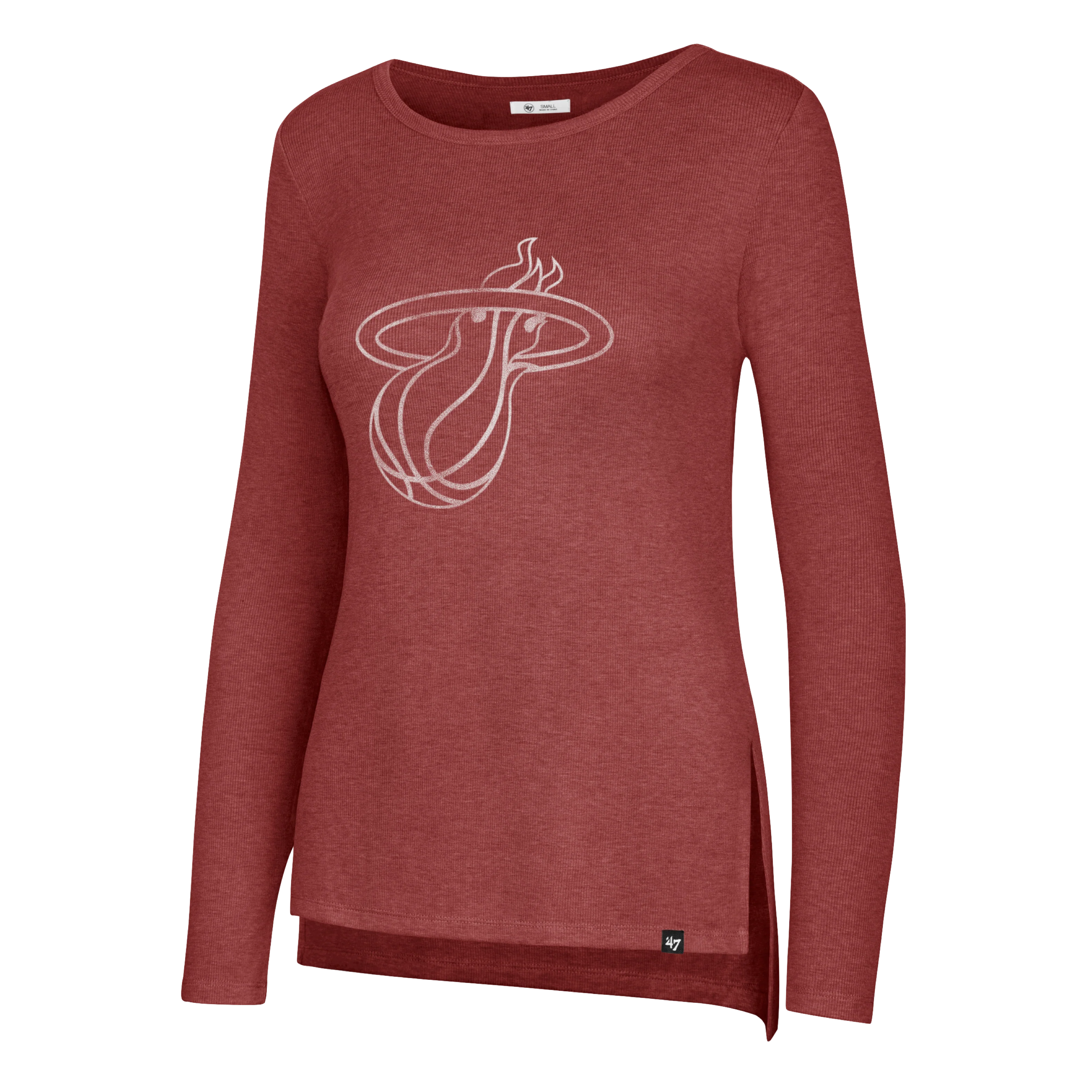 '47 Brand Miami HEAT Women's Long Sleeve Campbell Rib