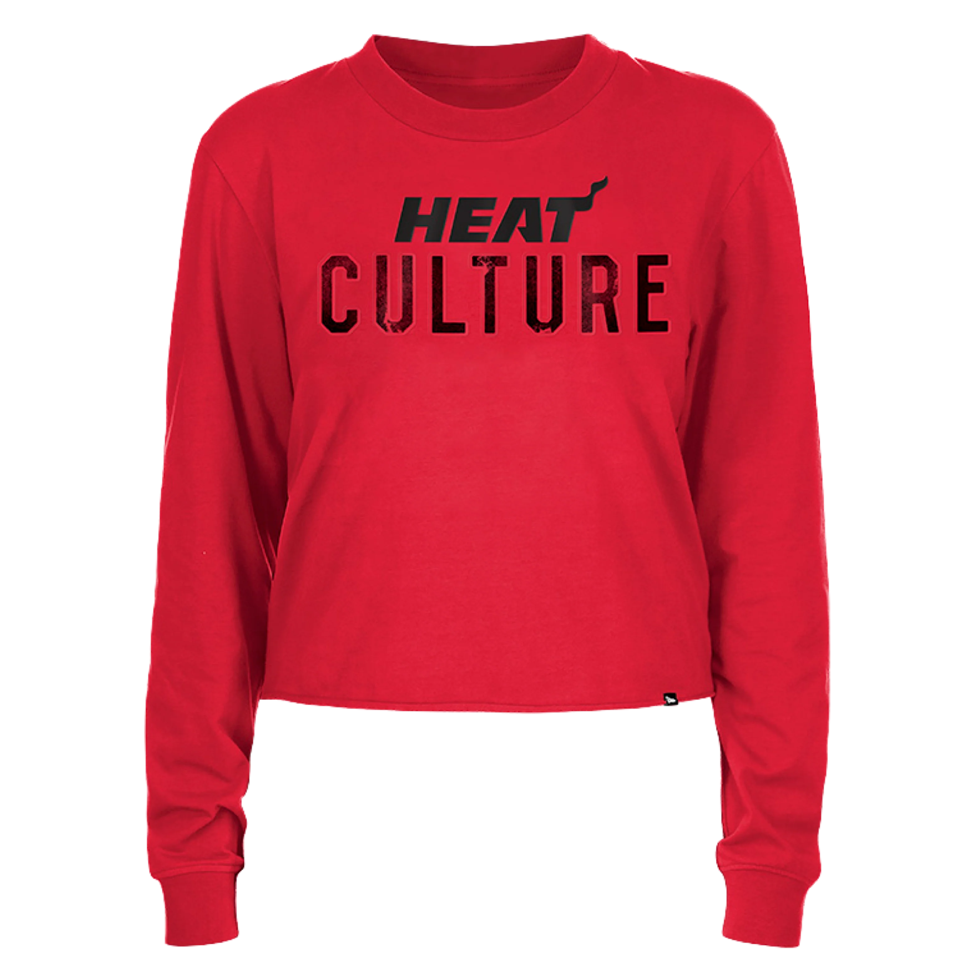 New Era HEAT Culture: Blood Red Women's Long Sleeve Crop