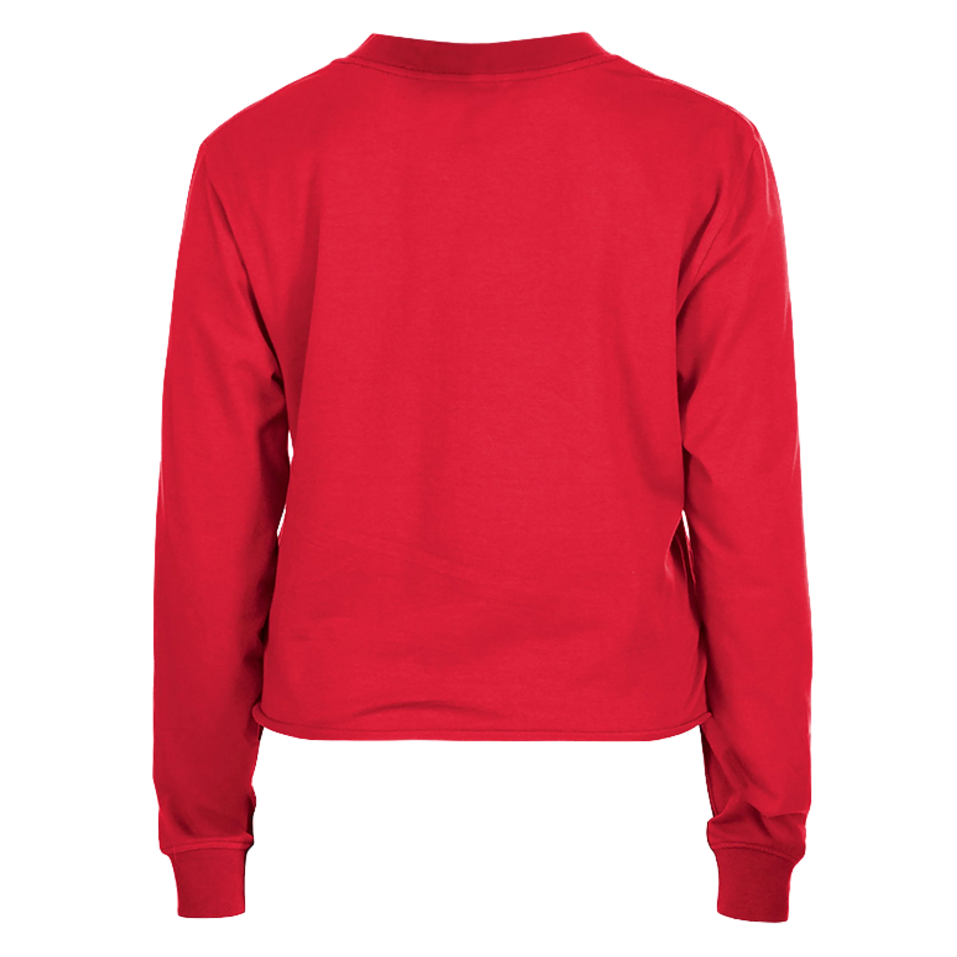 New Era HEAT Culture: Blood Red Women's Long Sleeve Crop - Image 2