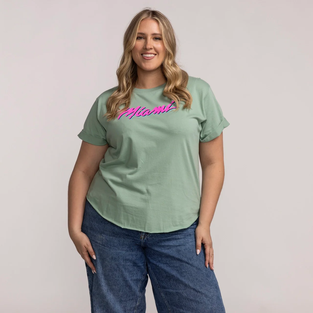 Sportiqe Miami HEAT Original Vice Women's Tee - Image 2