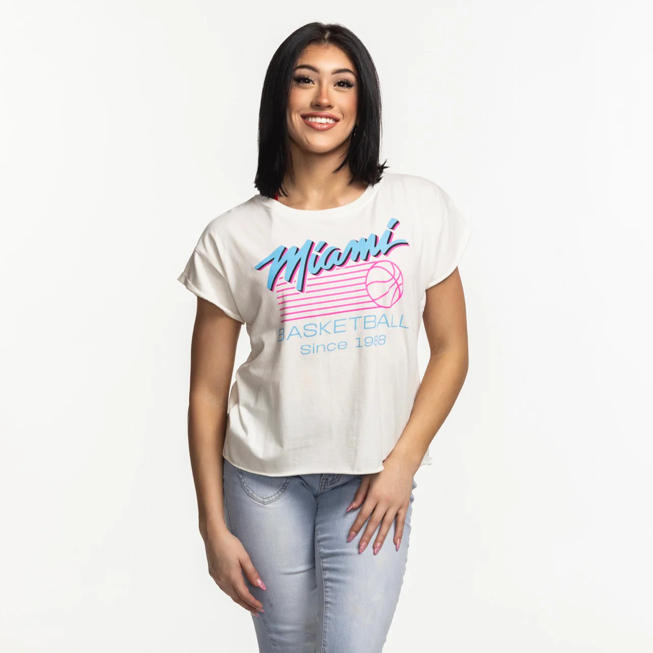 Sportiqe Miami HEAT Original Vice Nights Alana Women's Tee