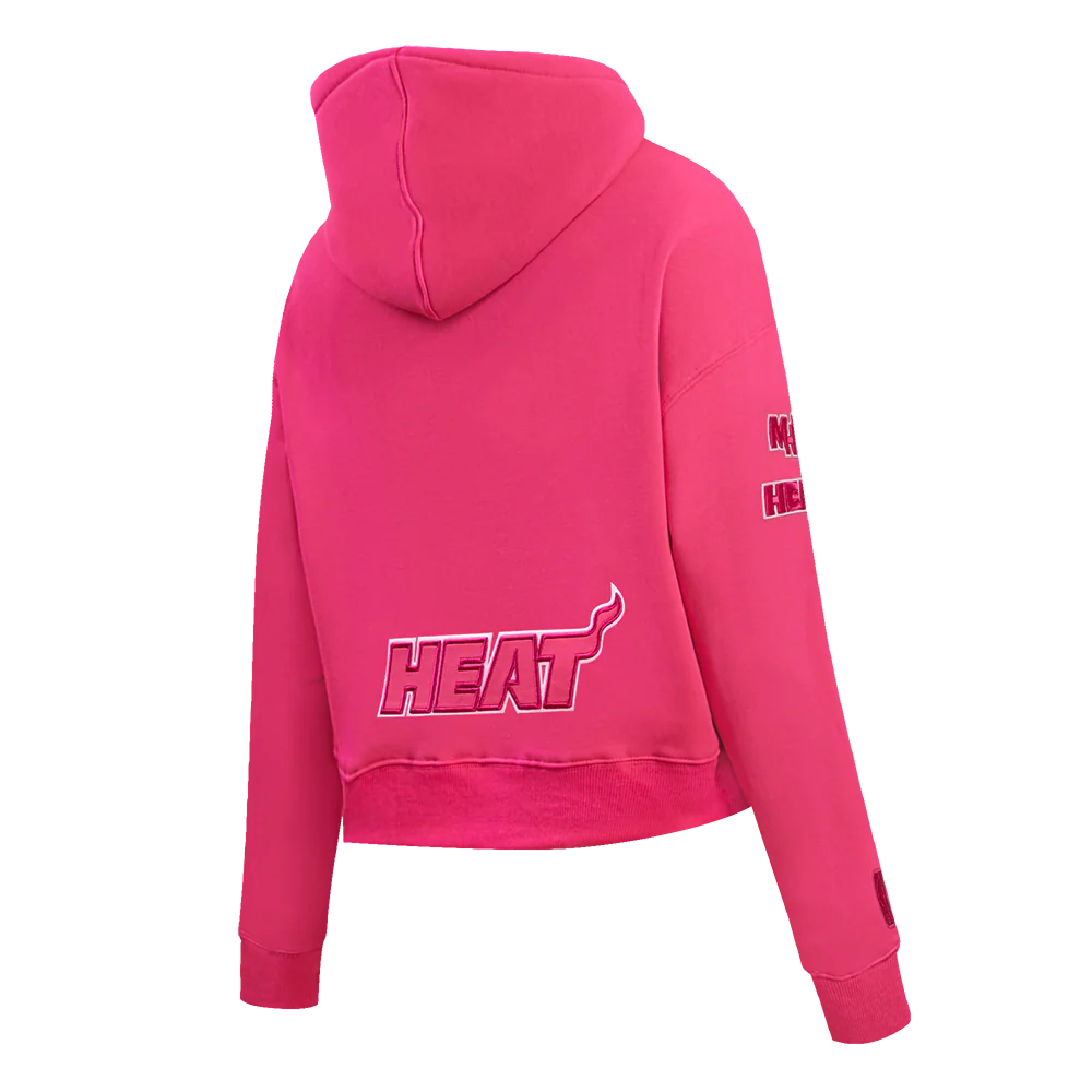 Pro Standard Miami HEAT Women's Crop Hoodie - Image 3