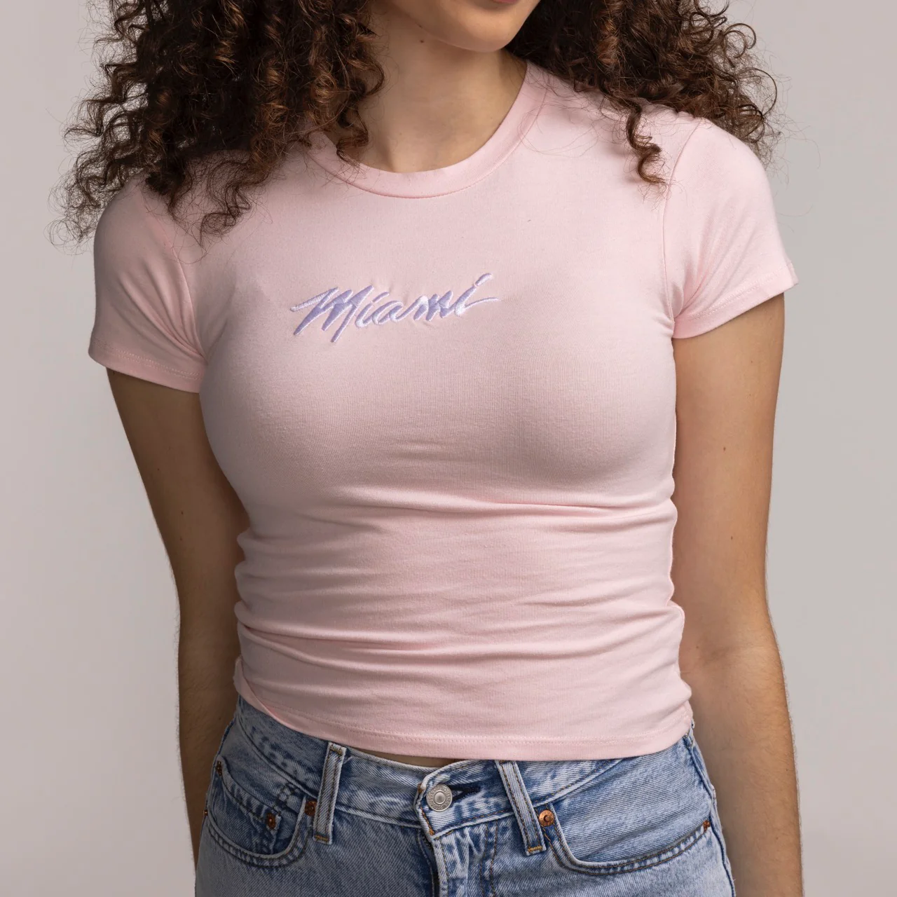 Court Culture MIAMI Embroidered Baby Tee - Image 2