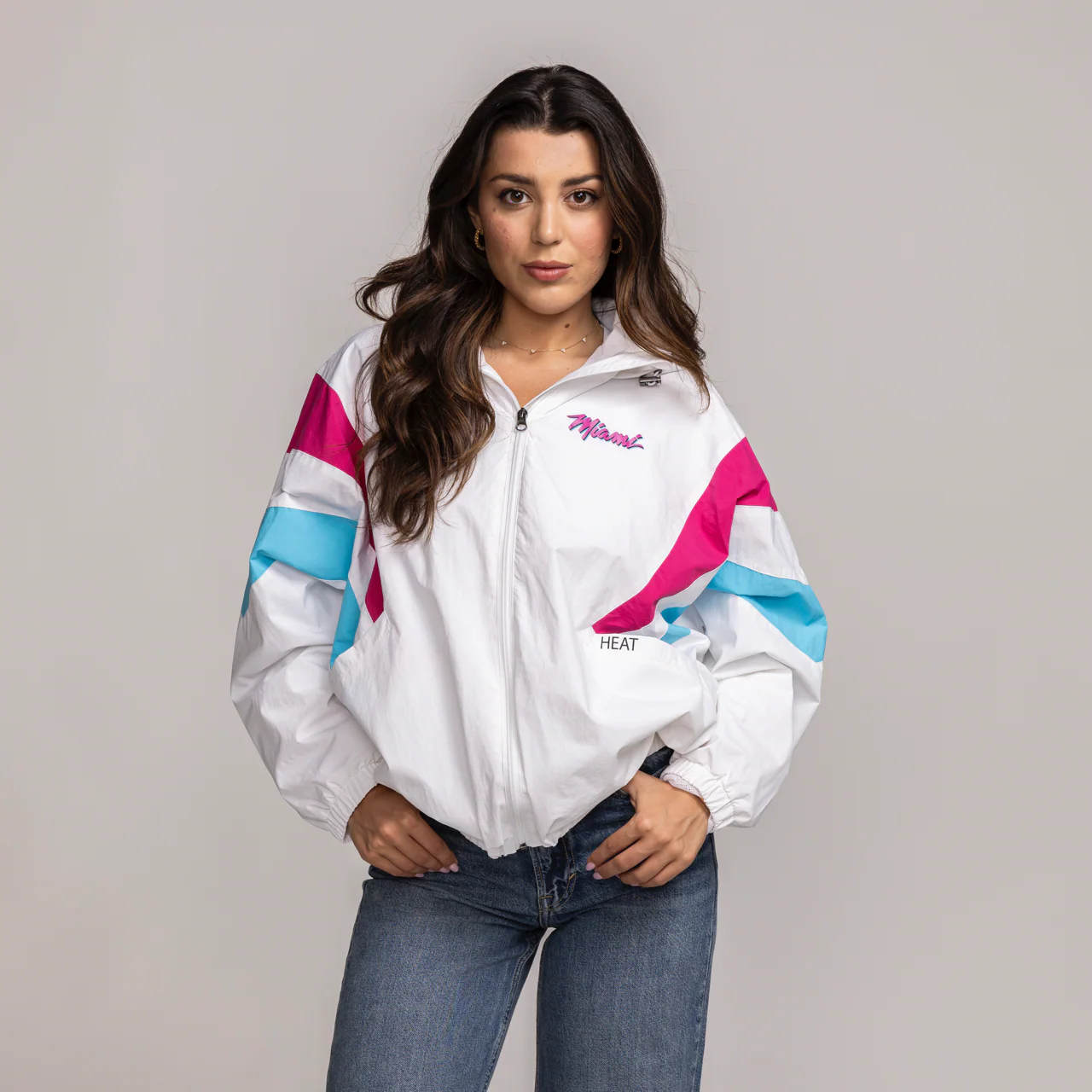 G-III Sports Miami HEAT Original Vice Women's Game Jacket - Image 4